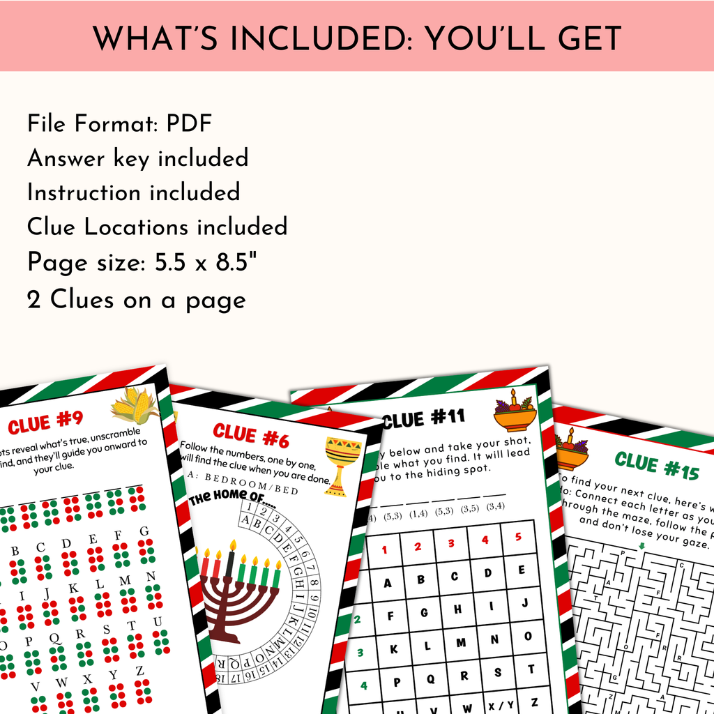 Kwanzaa Treasure Hunt