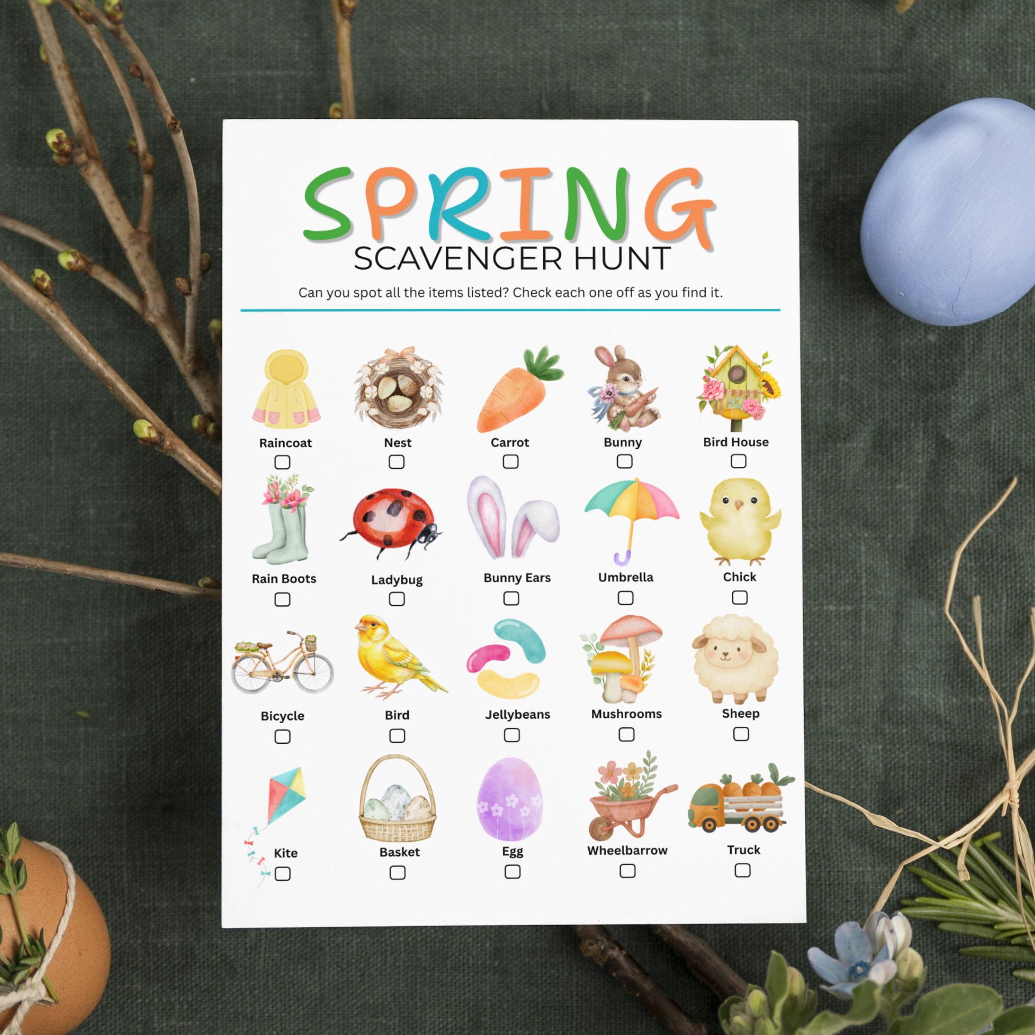 Spring Scavenger Hunt