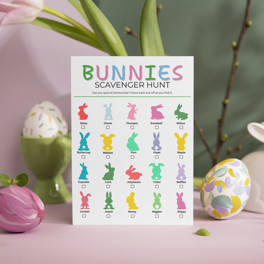 Bunnies Scavenger Hunt