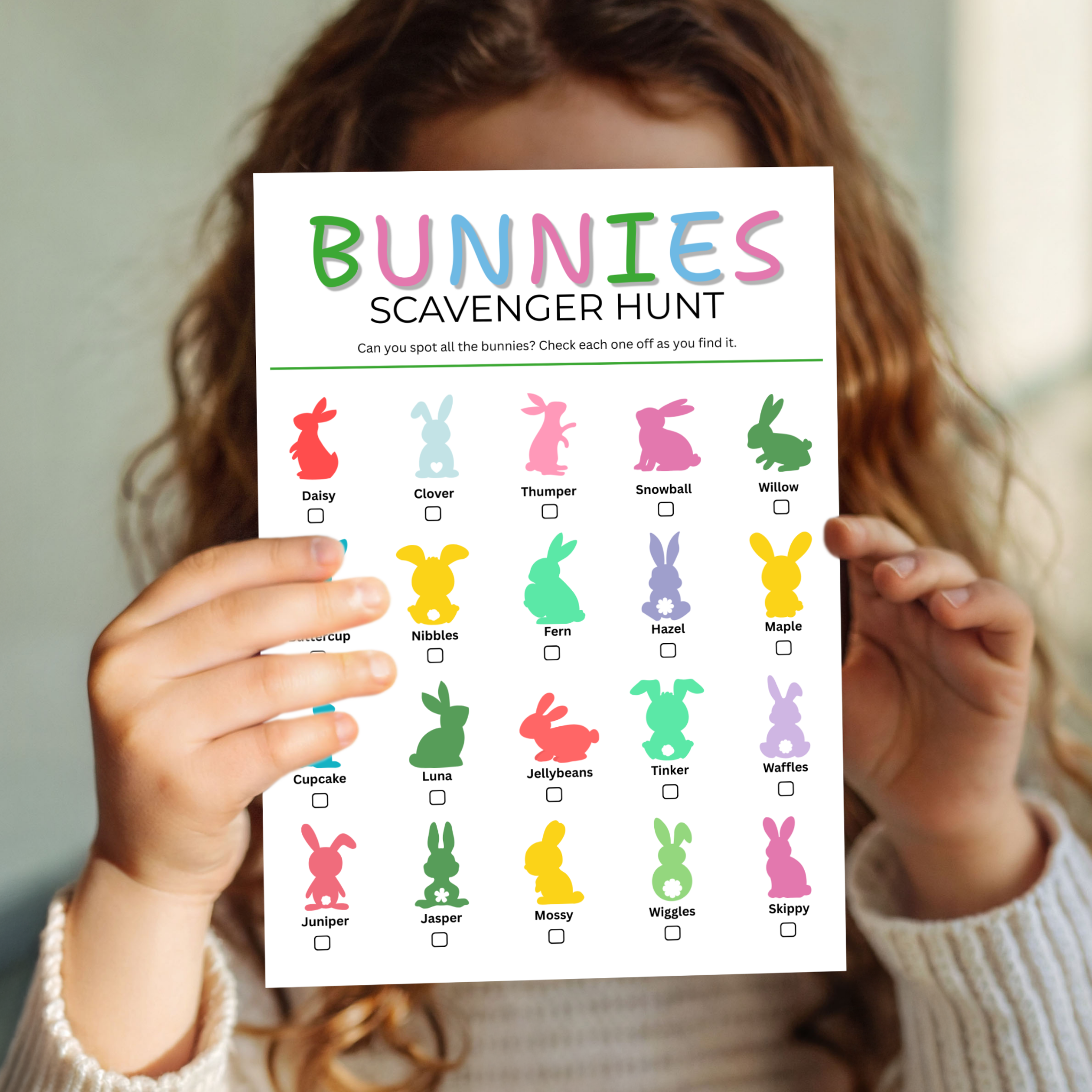 Bunnies Scavenger Hunt