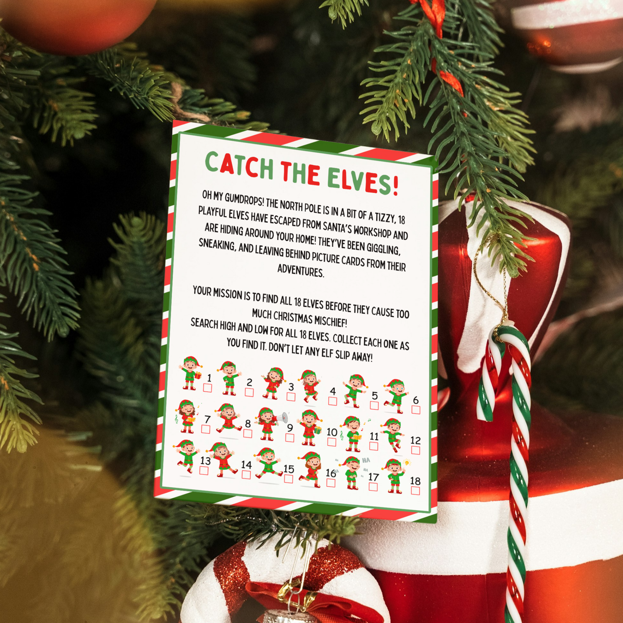 Catch the Elves | Scavenger Hunt