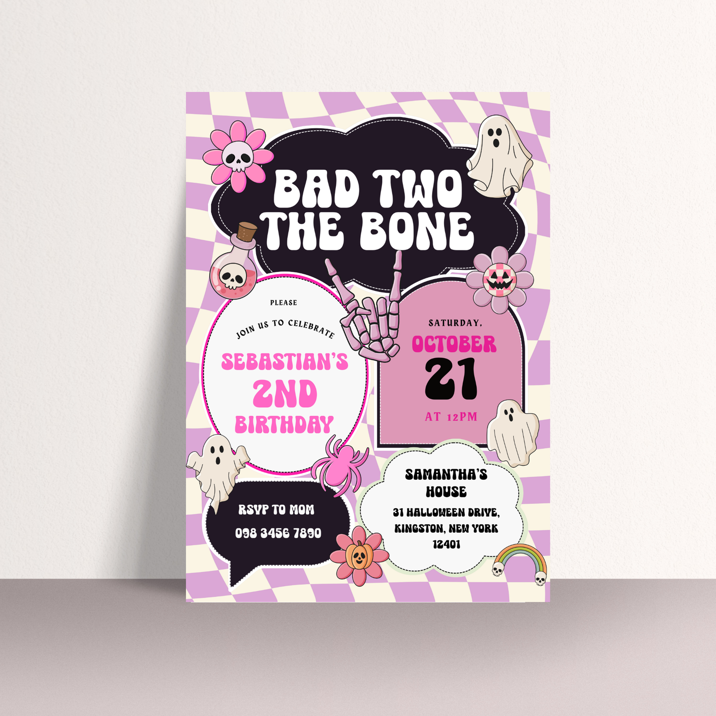 Bad Two the Bone | Groovy Pink