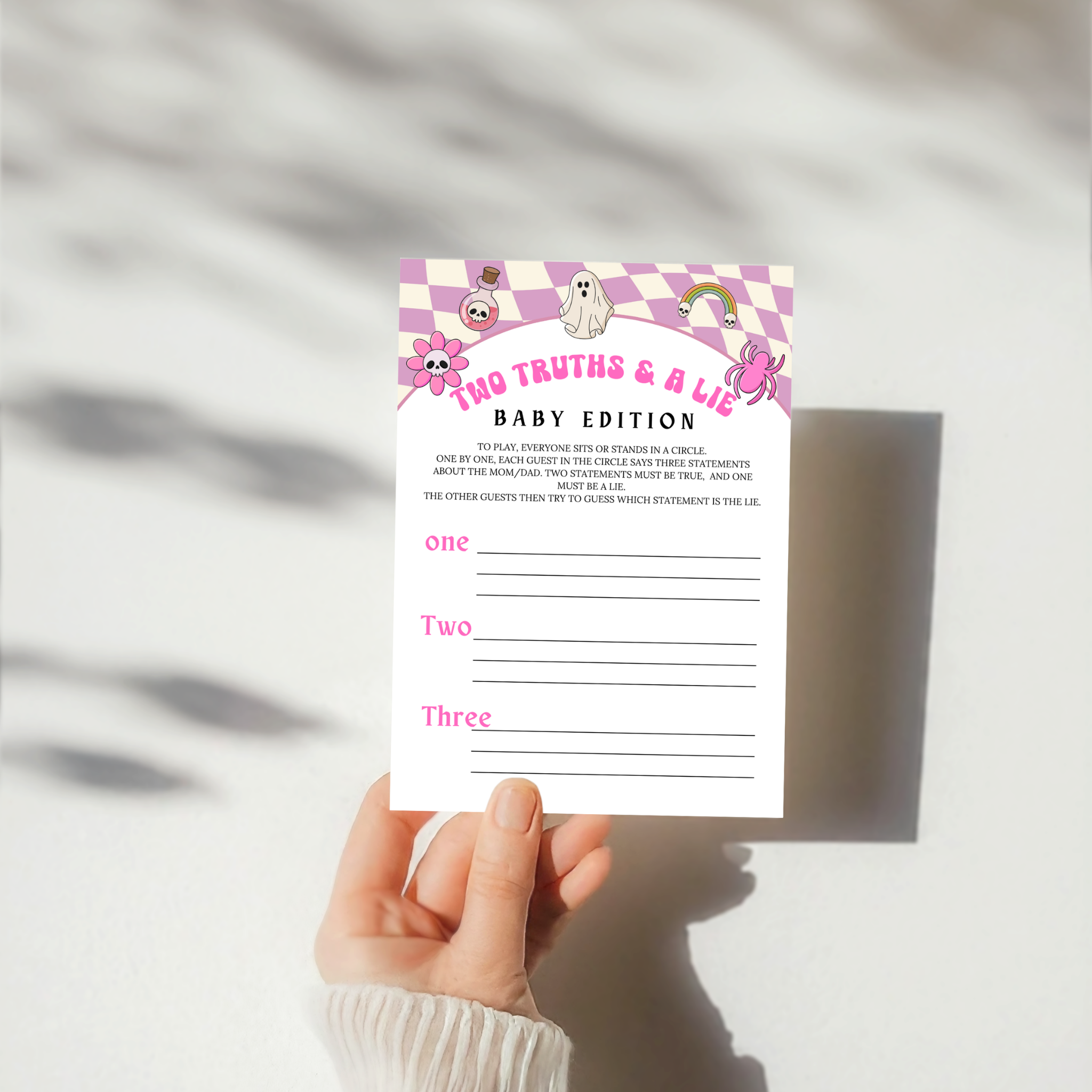 Halloween Baby Shower Games and Signage Bundle