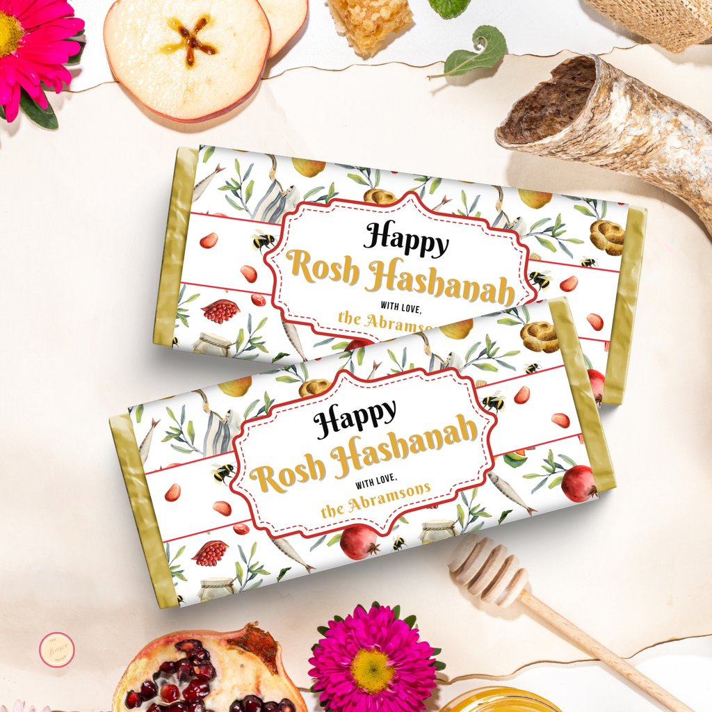 Rosh Hashanah Chocolate Wrapper