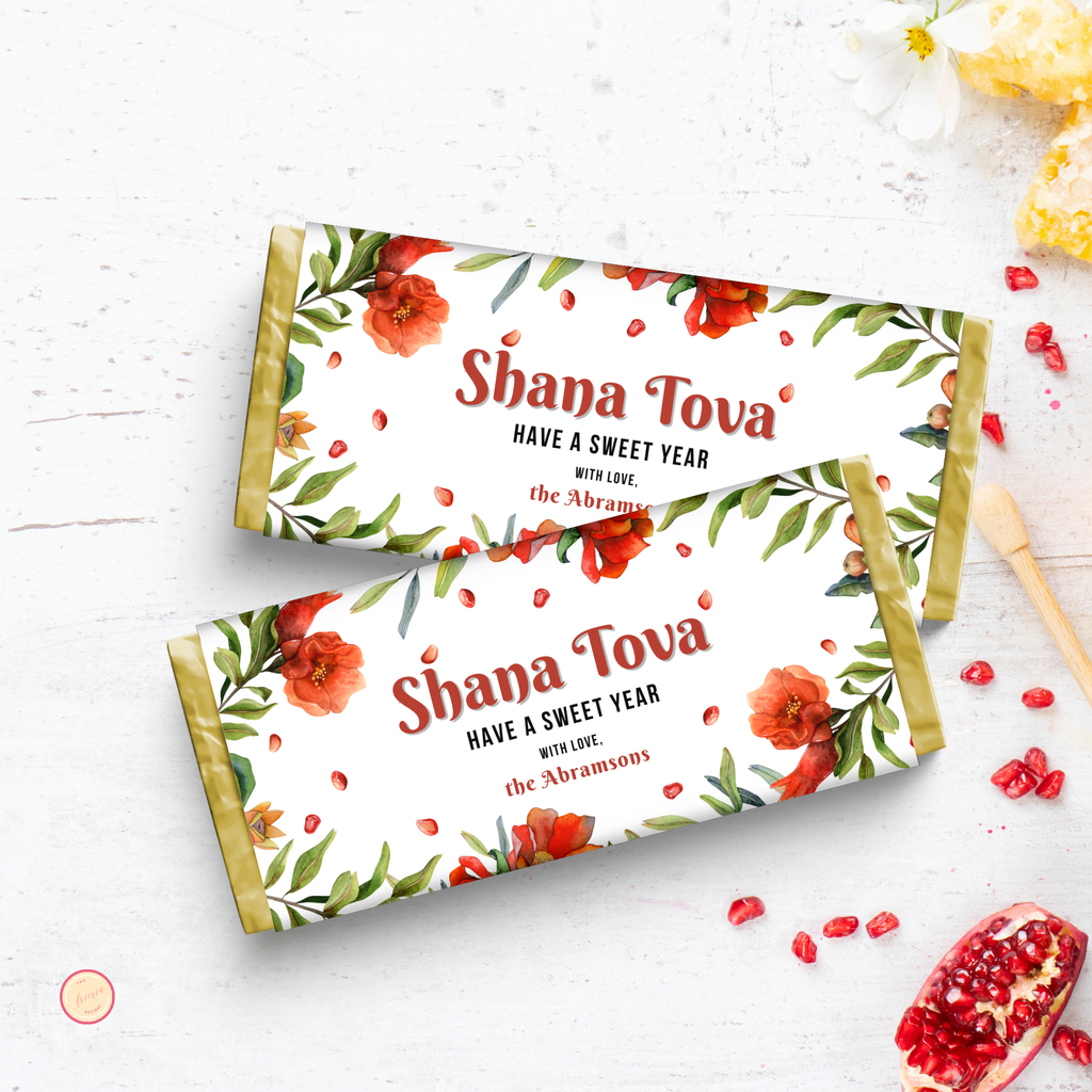 Rosh Hashanah Choc Wrapper
