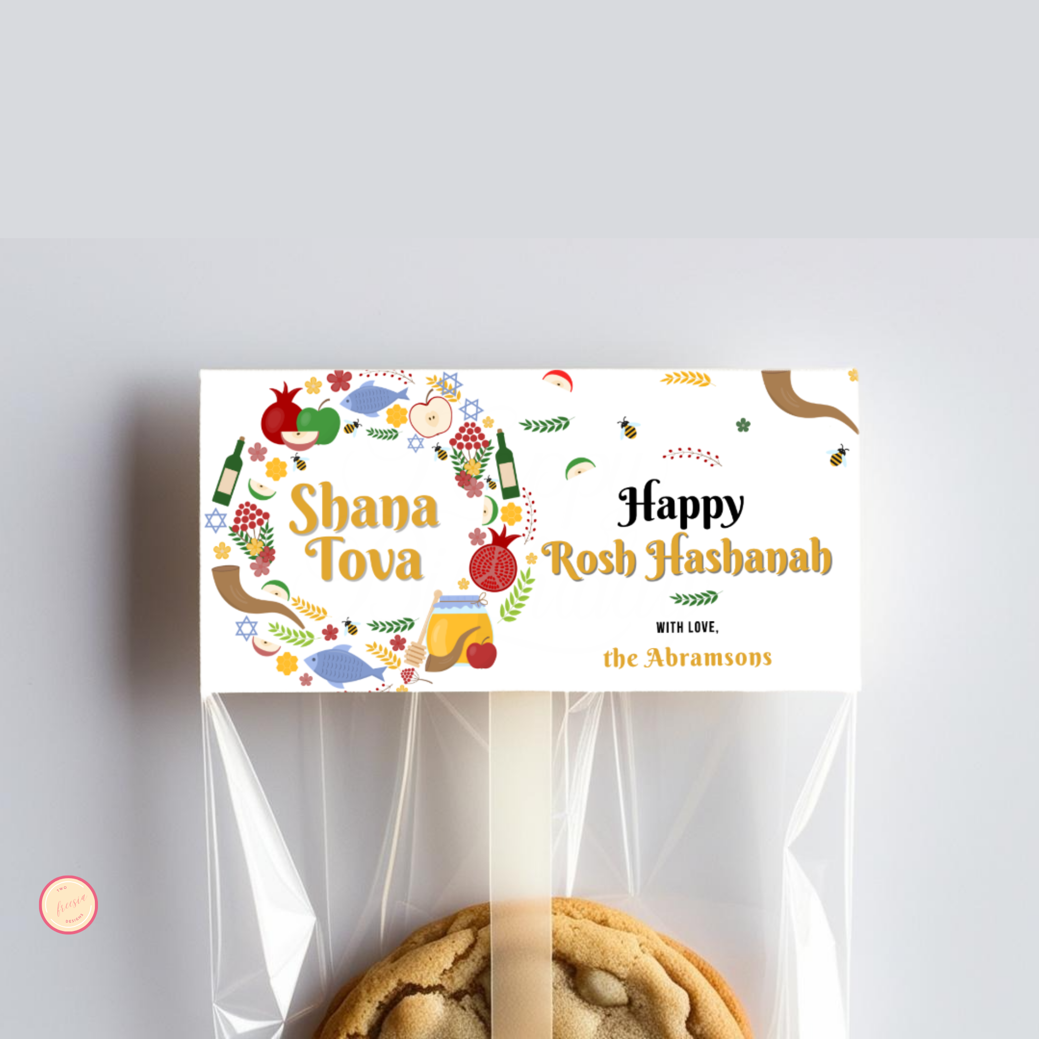 Rosh Hashanah Bag Topper