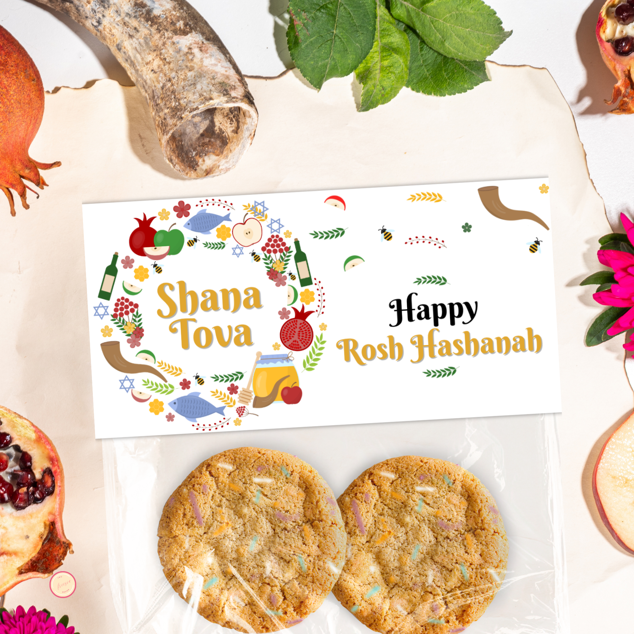 Rosh Hashanah Bag Topper