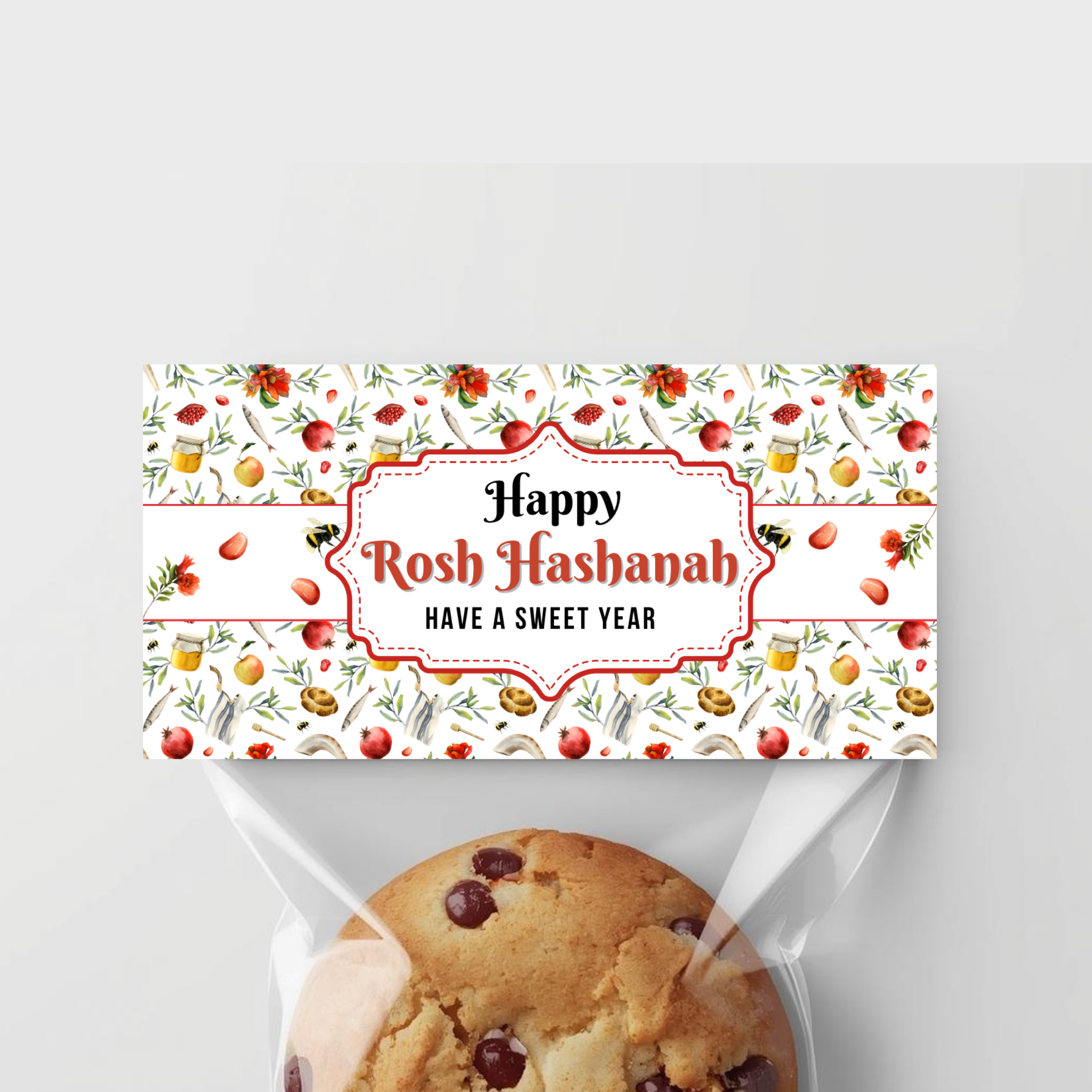 Rosh Hashanah Treat Bag Topper