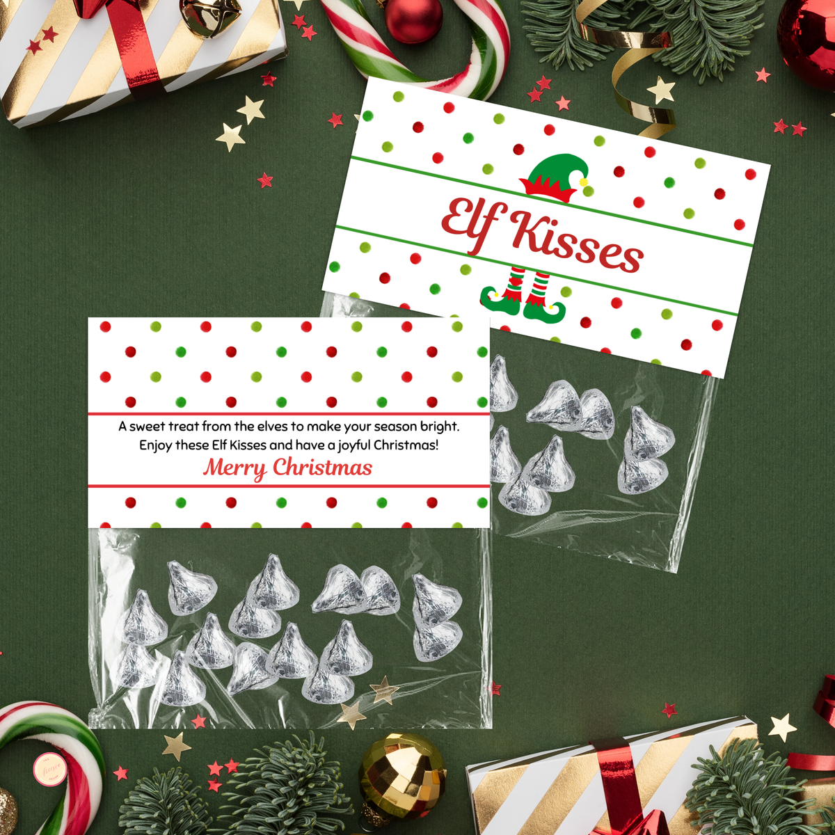 Elf Kisses Bag Topper 02