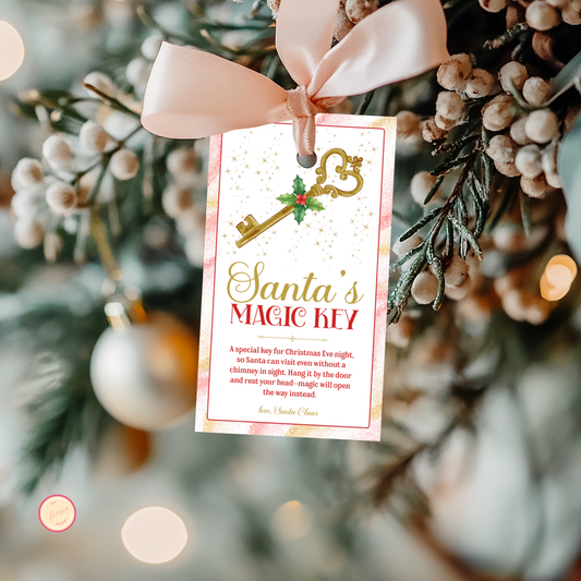 Santa's Magic Key Tag