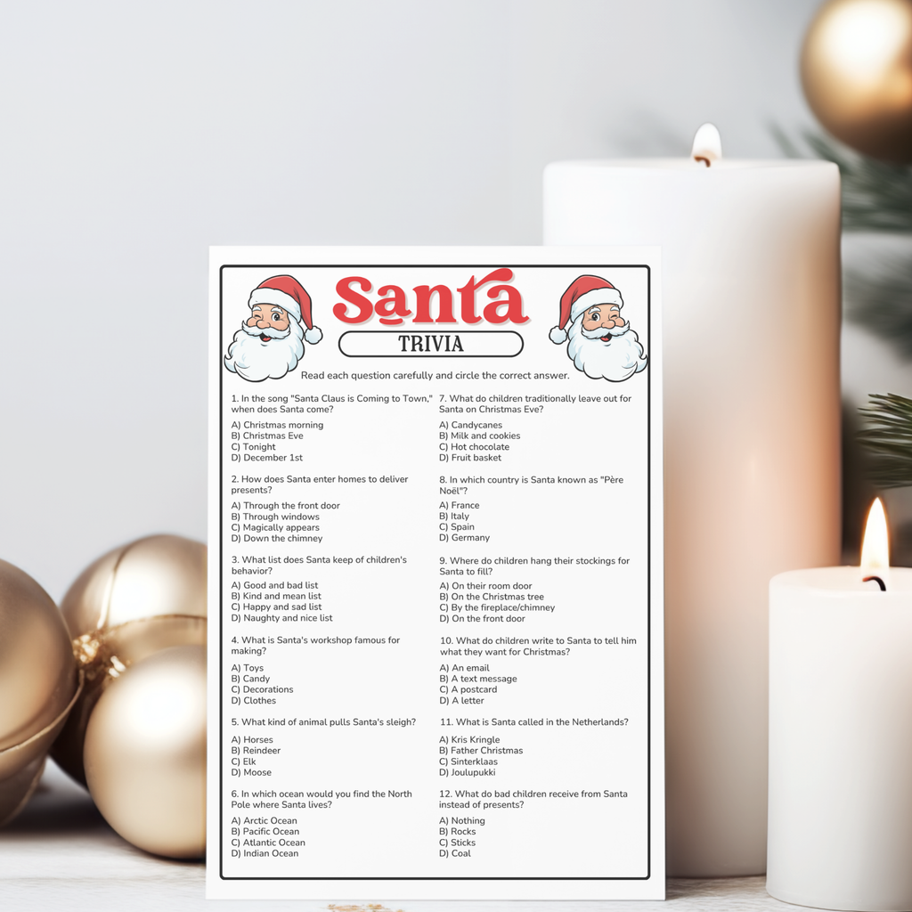 Santa Trivia Game