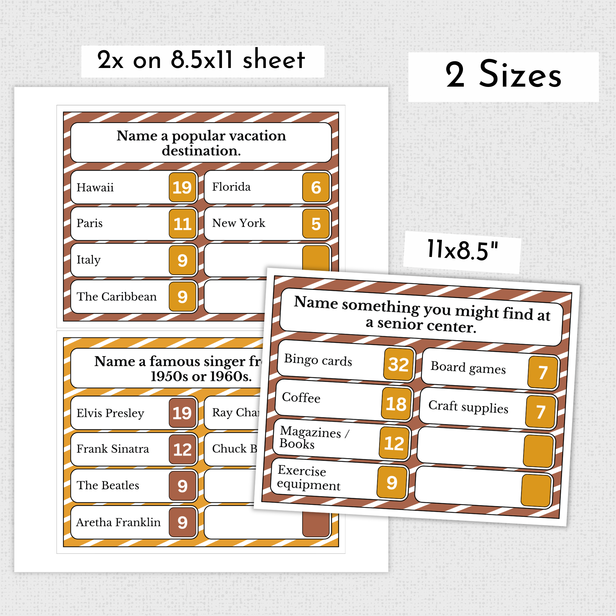 Senior Squabble Game