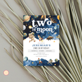 Two The Moon Invitation | Blue