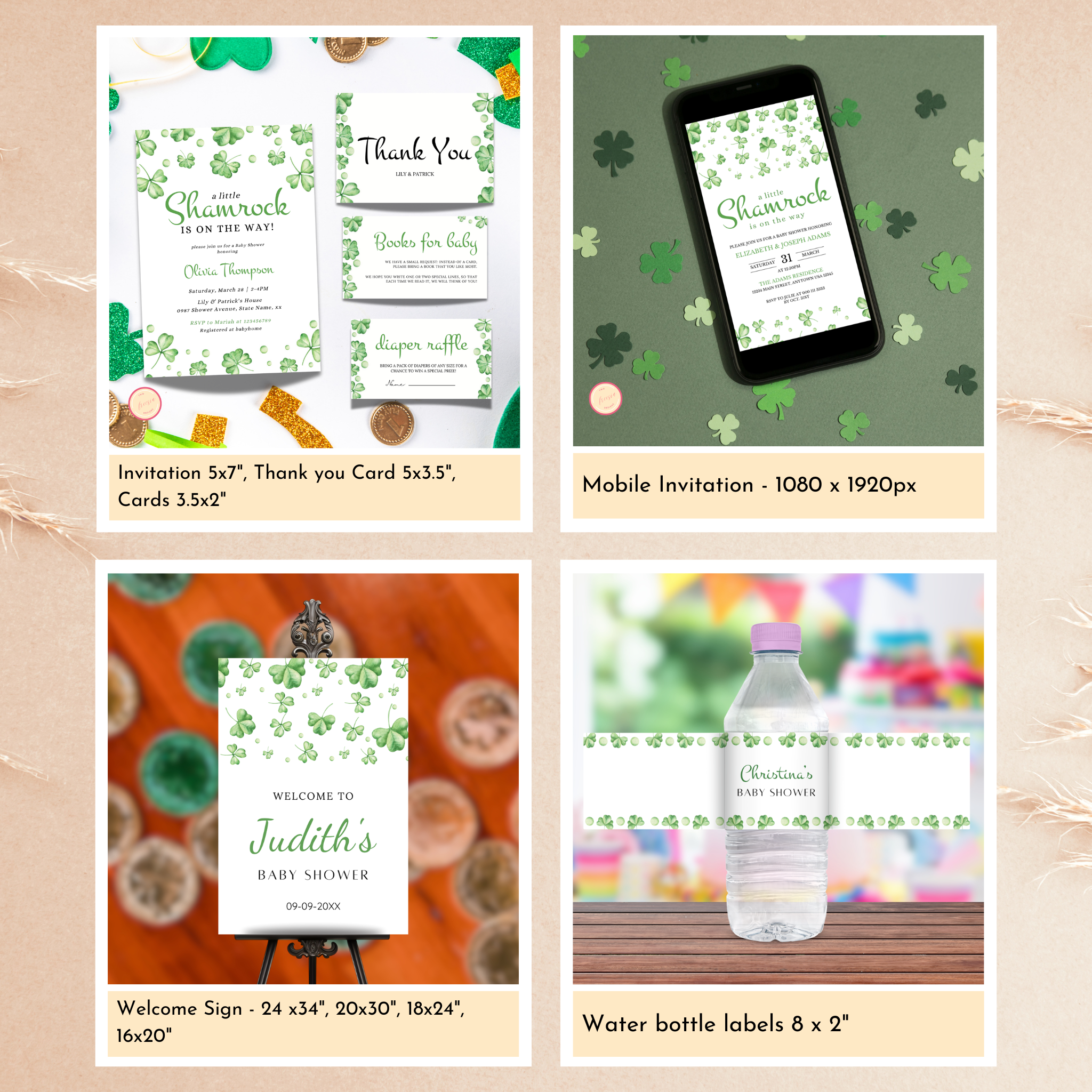 St. Patrick's Day Baby Shower Bundle