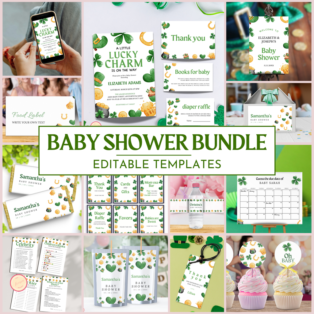 St. Patrick's Day Baby Shower Bundle | Lucky Charm