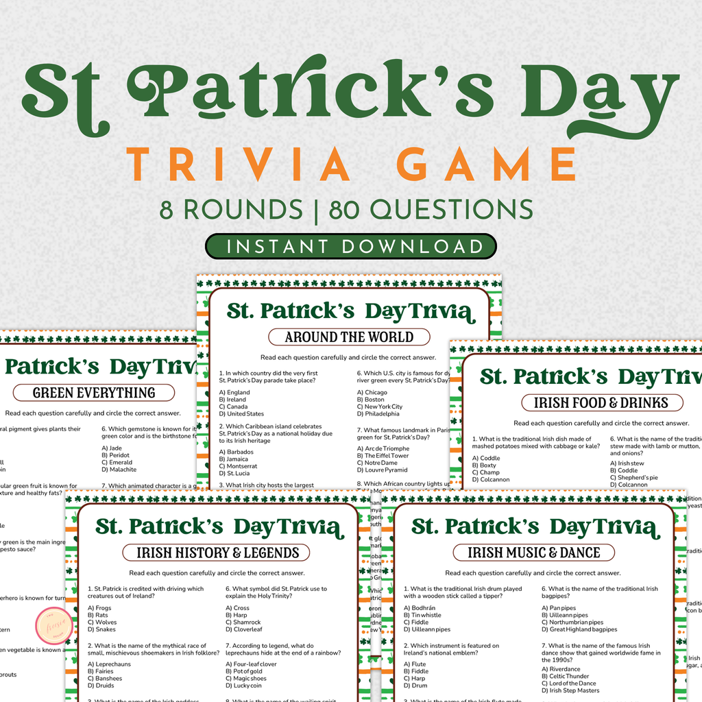 St Patrick's Day Trivia Game