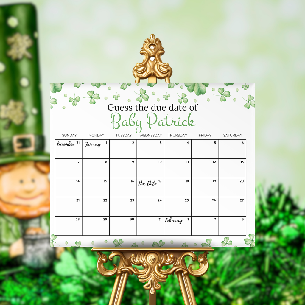 St. Patrick's Day Baby Shower Bundle