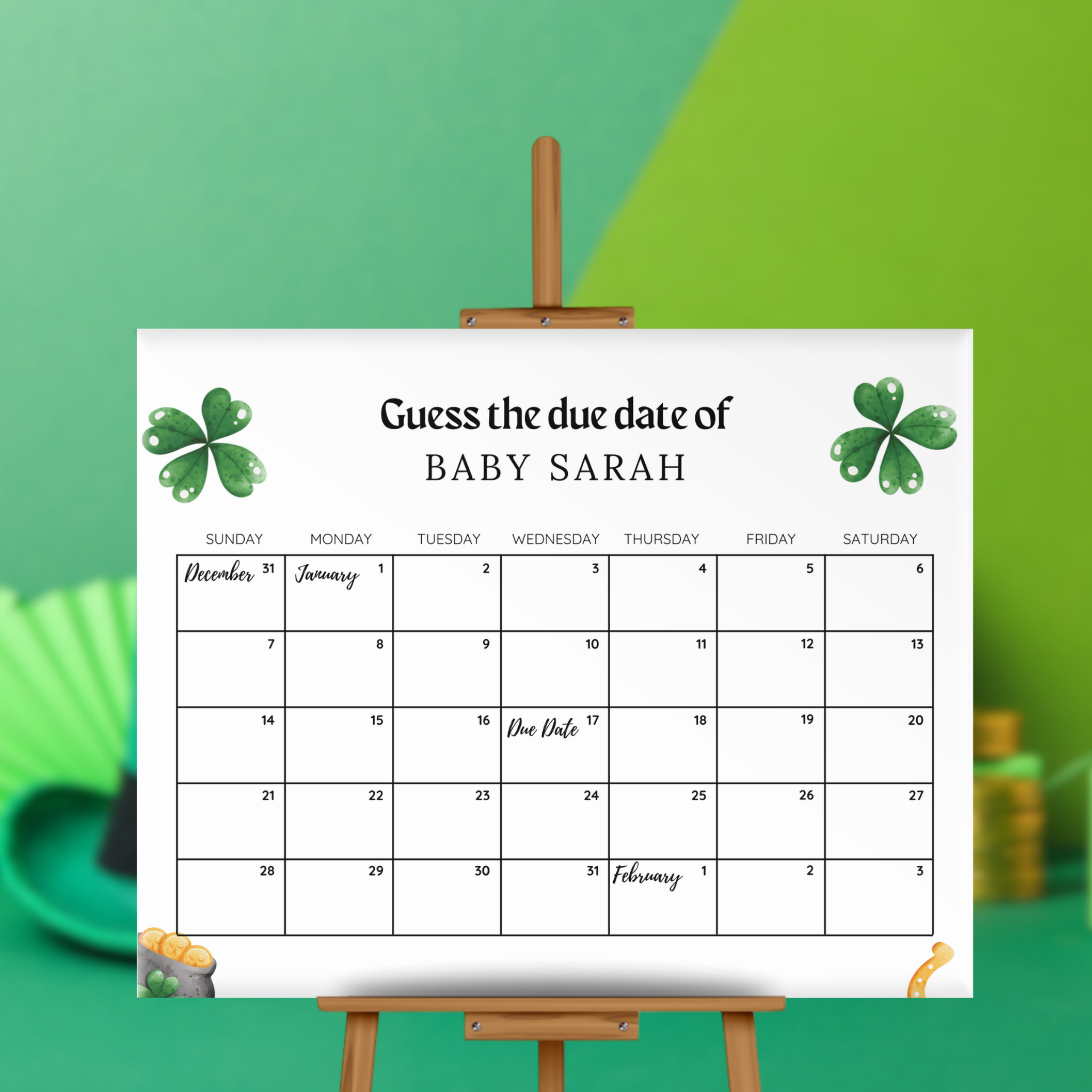 St. Patrick's Day Baby Shower Bundle | Lucky Charm