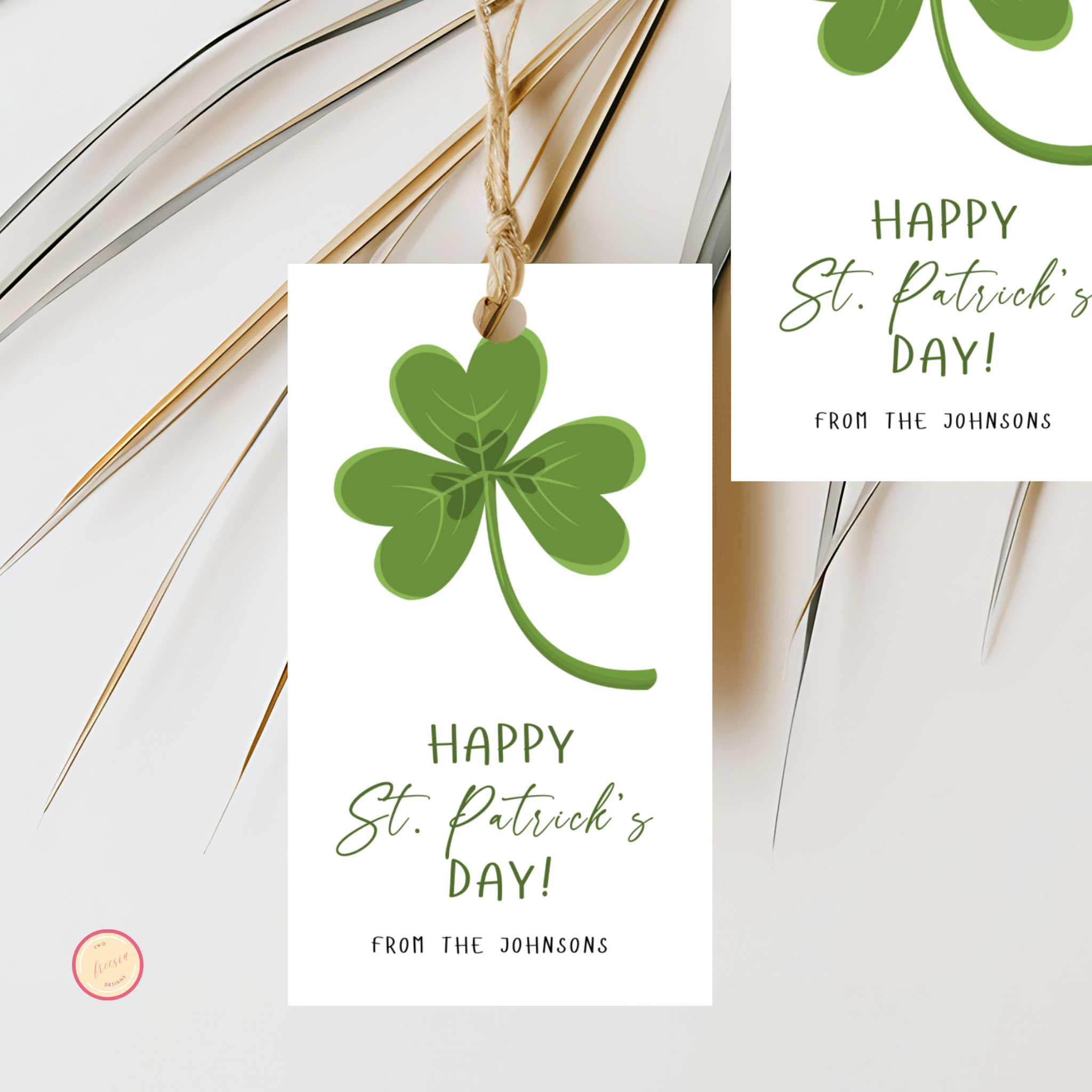 Happy St. Patrick's Day Gift Tag