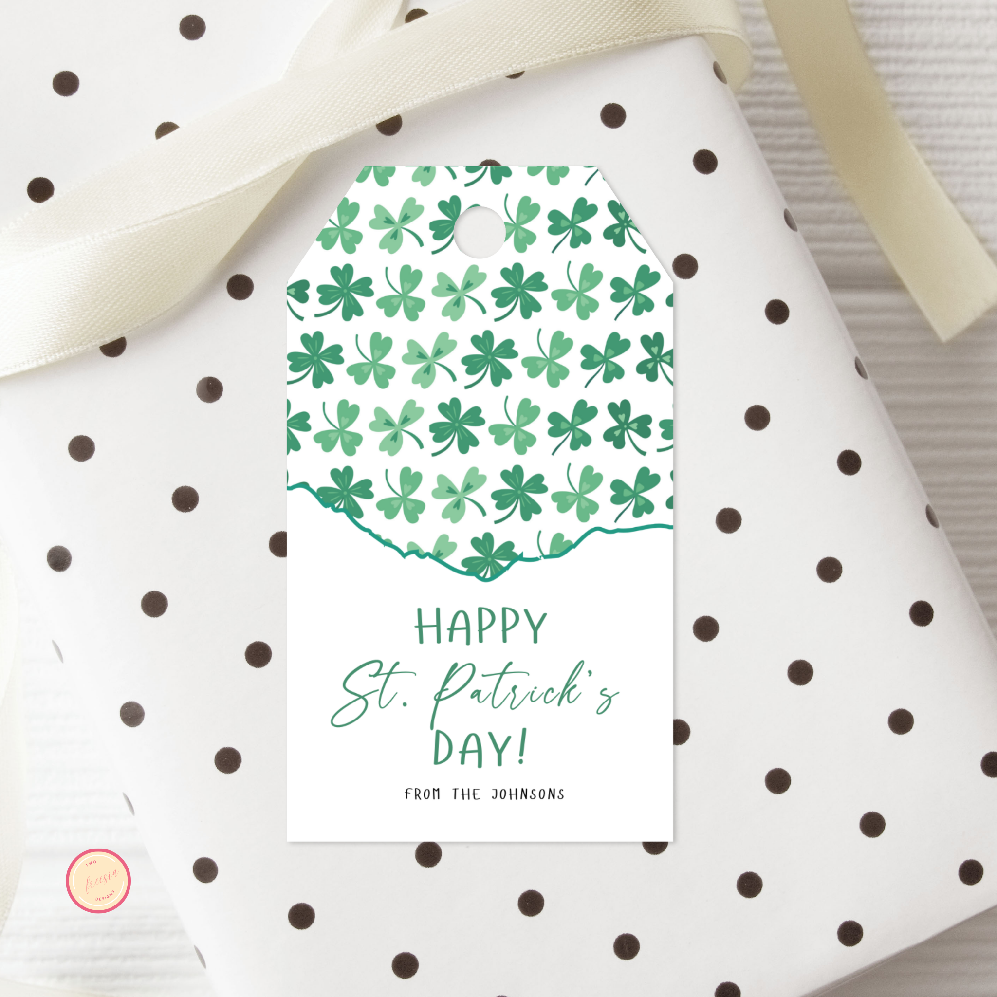 Happy St. Patrick's Day Tag