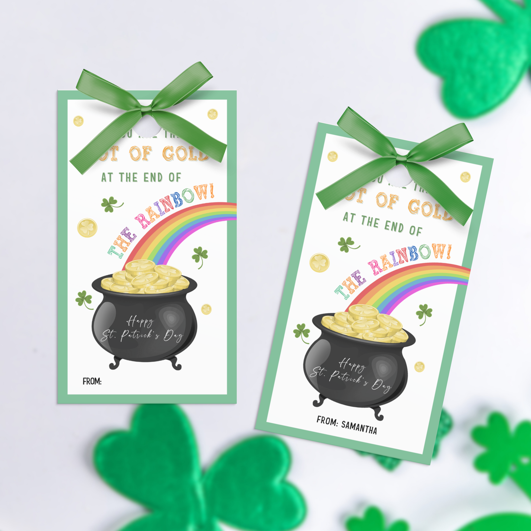 St Patrick's Day Tag | Pot Of Gold