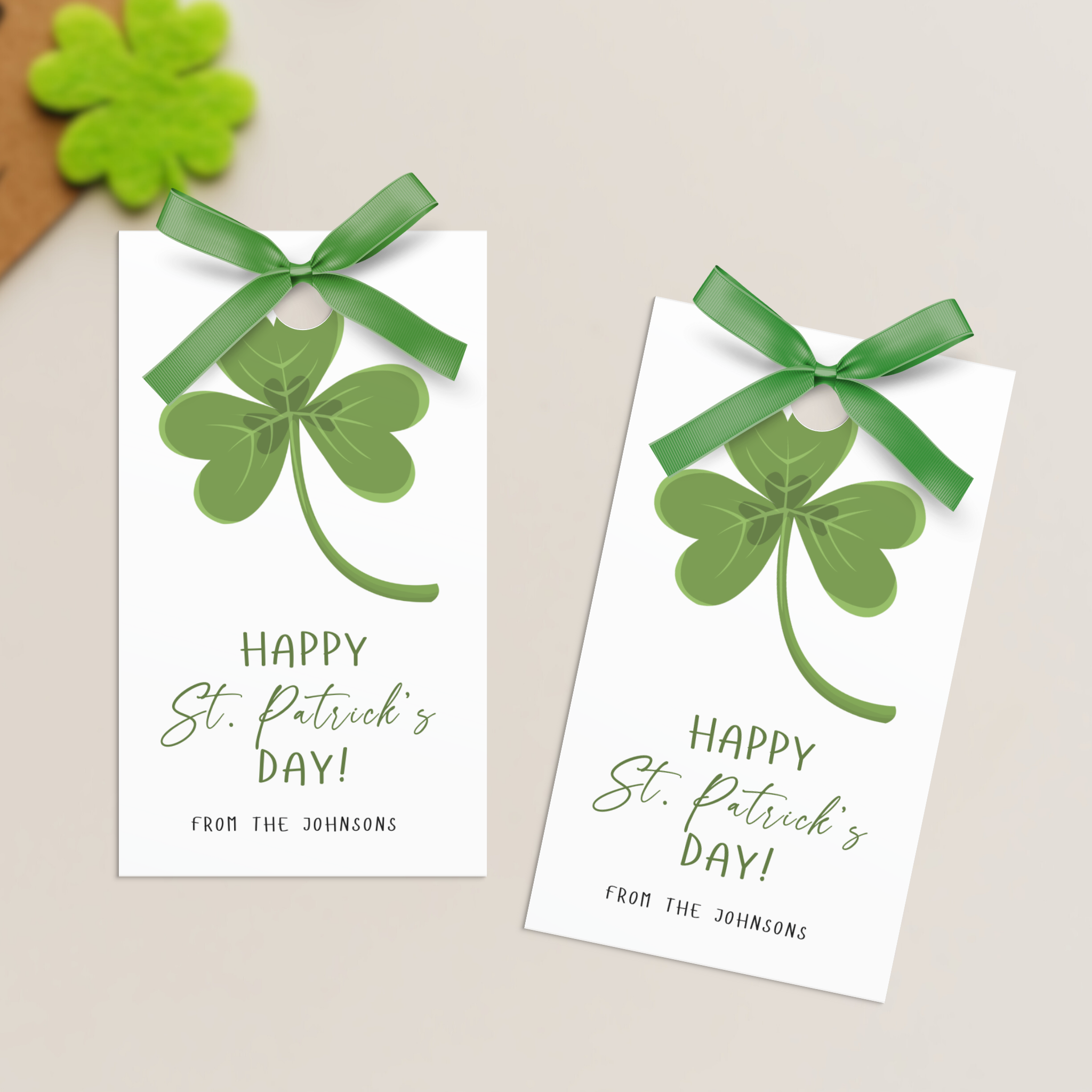 Happy St. Patrick's Day Gift Tag