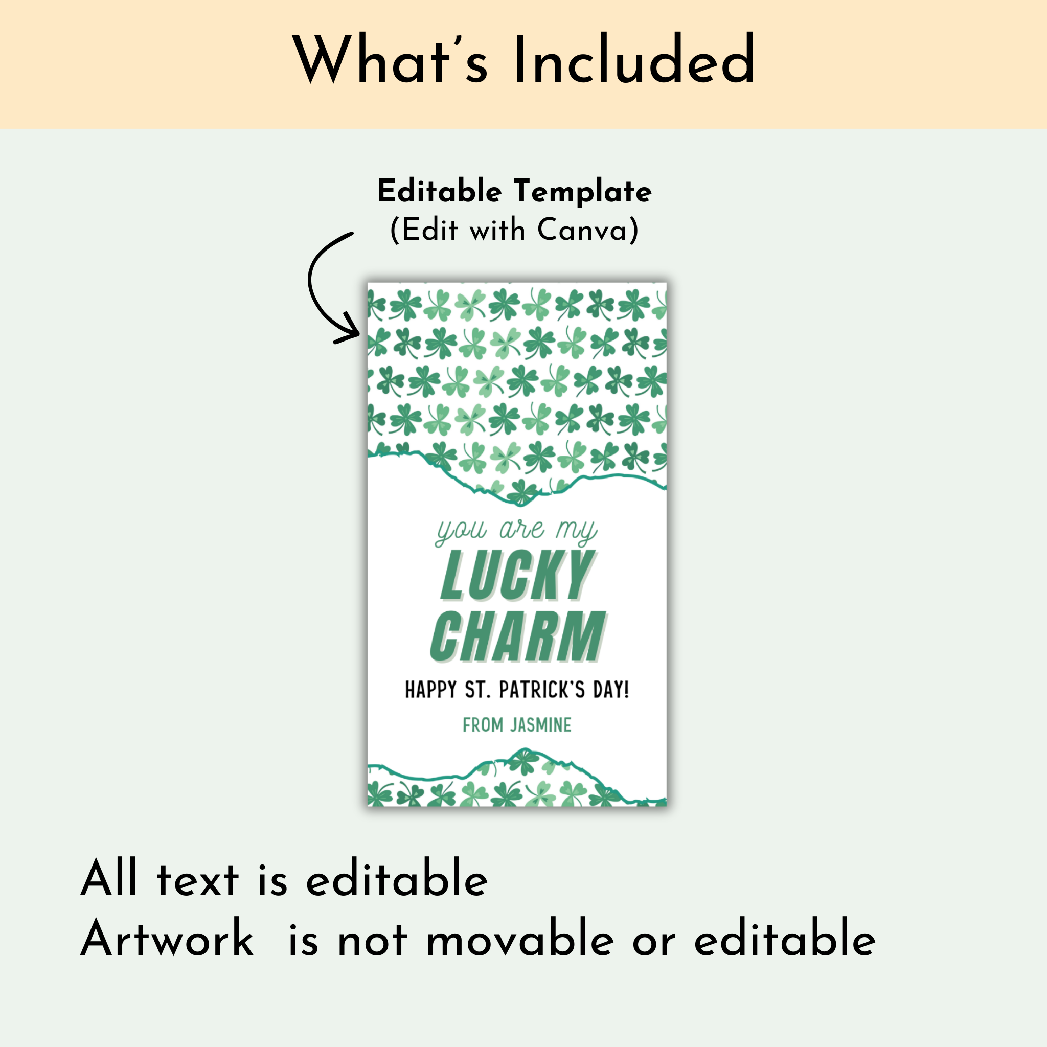 Lucky Charm Gift Tag