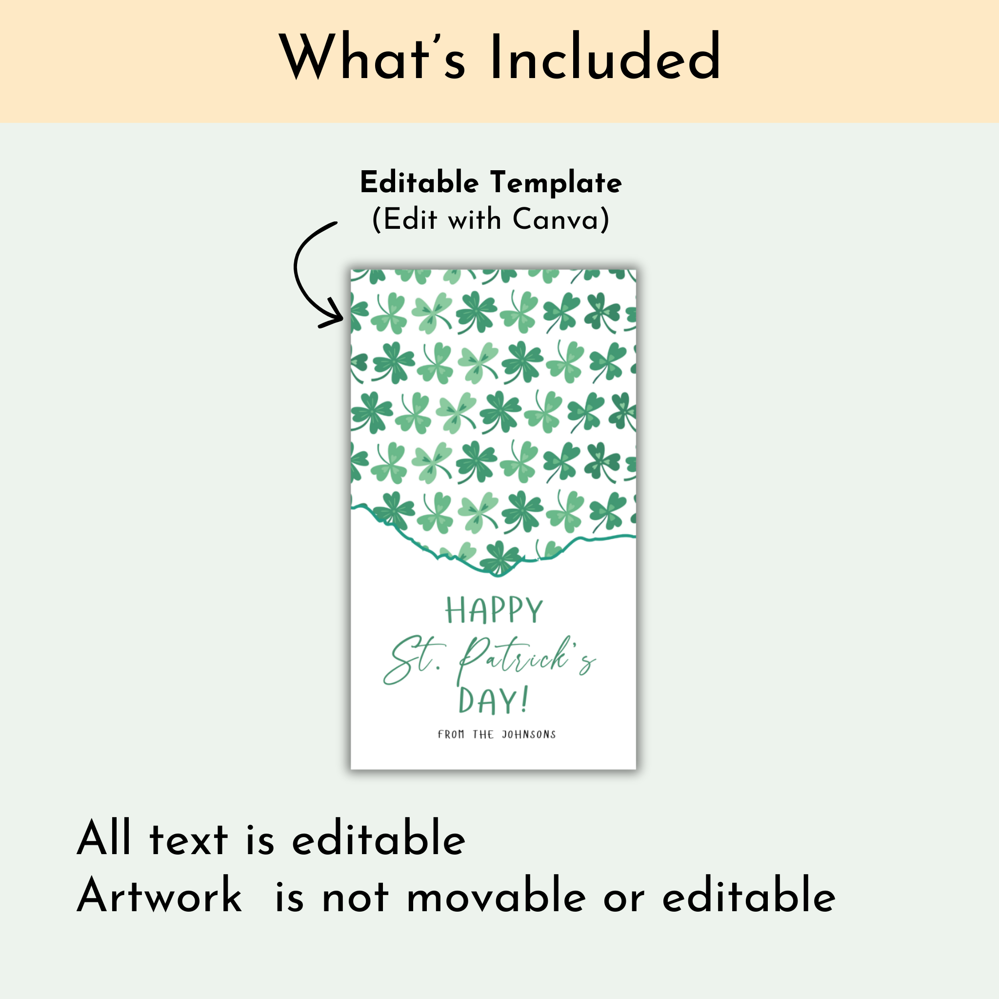 Happy St. Patrick's Day Tag