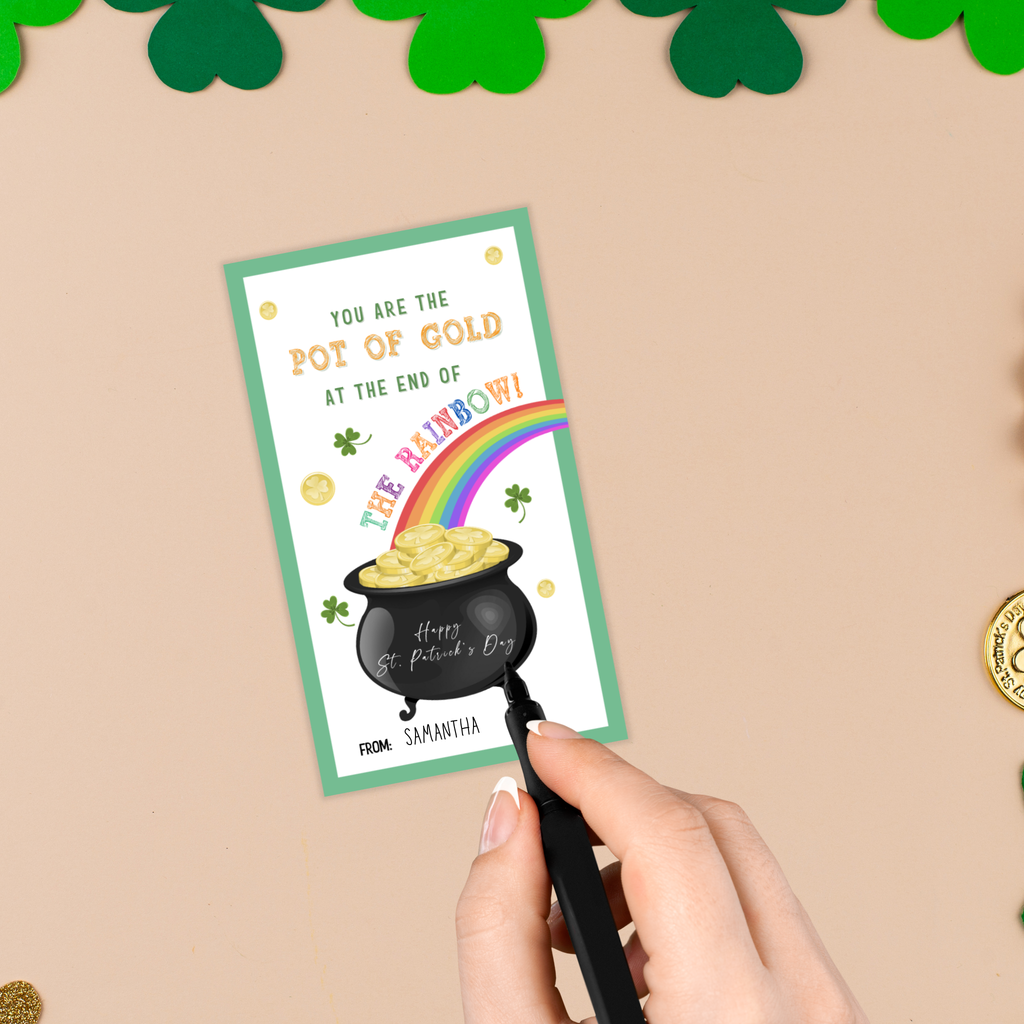 St Patrick's Day Tag | Pot Of Gold