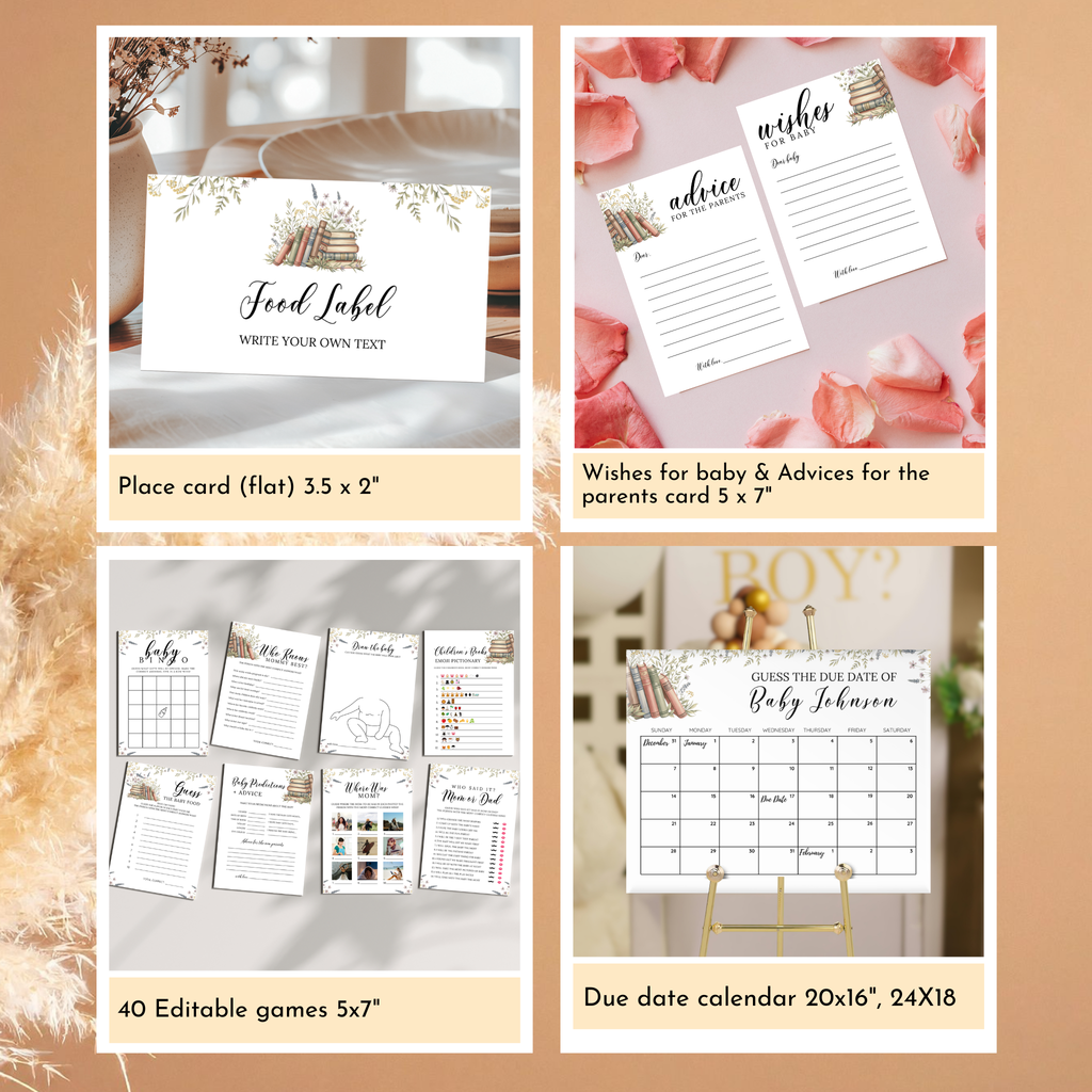 Storybook Baby Shower Bundle