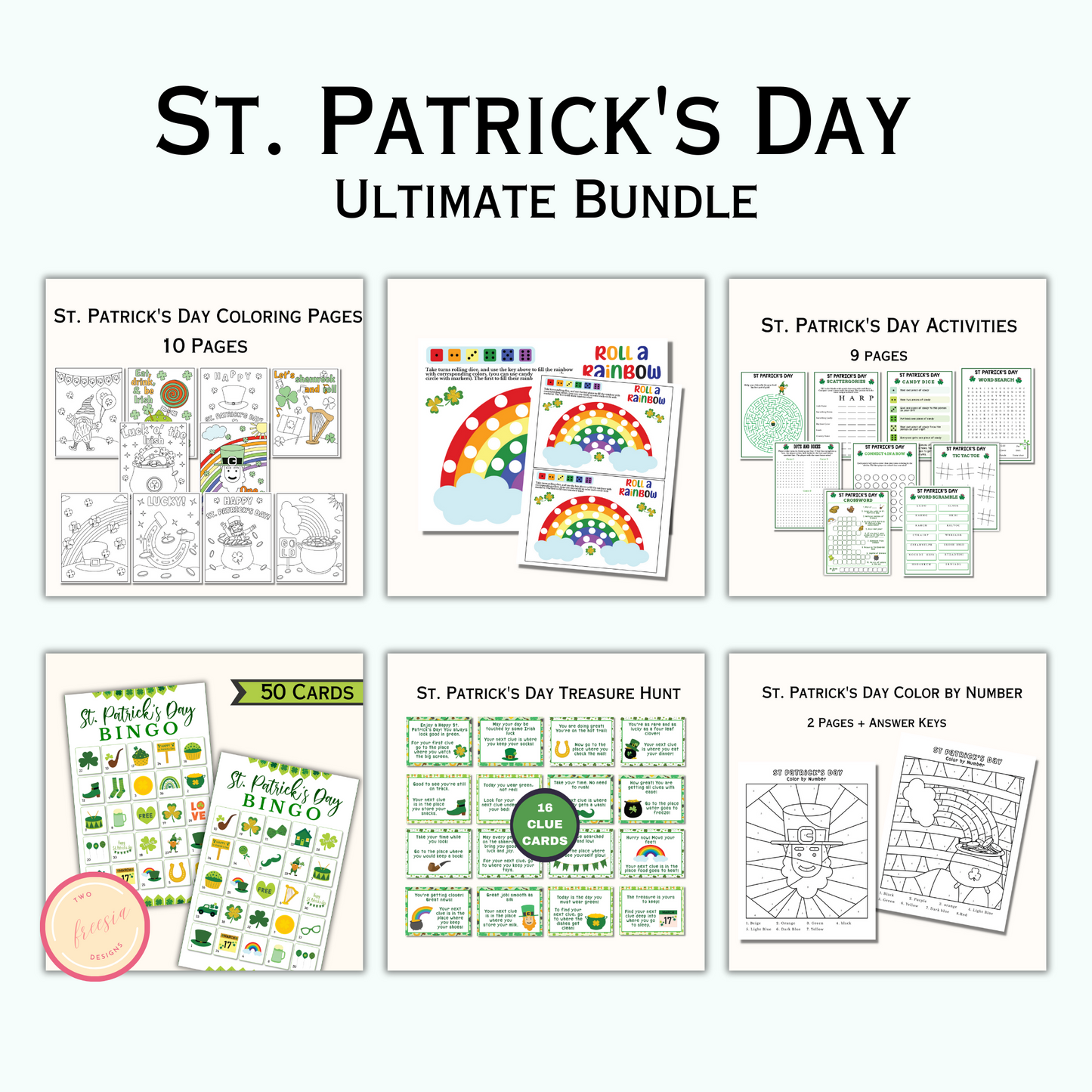 St Patrick's Day Game and Activity Bundle