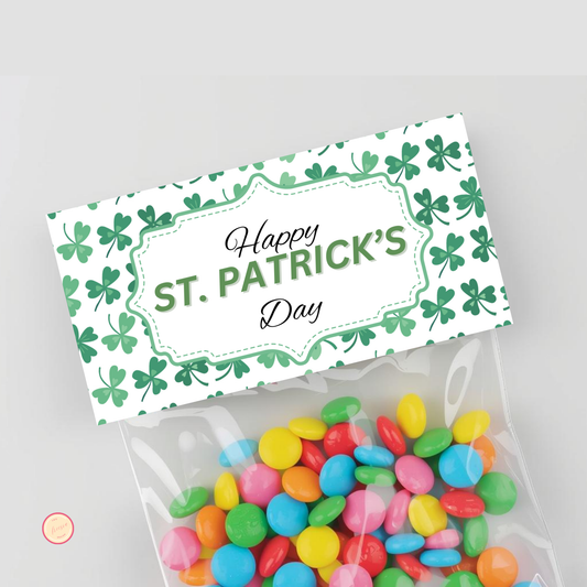 St Patrick's Day Treat Bag Topper