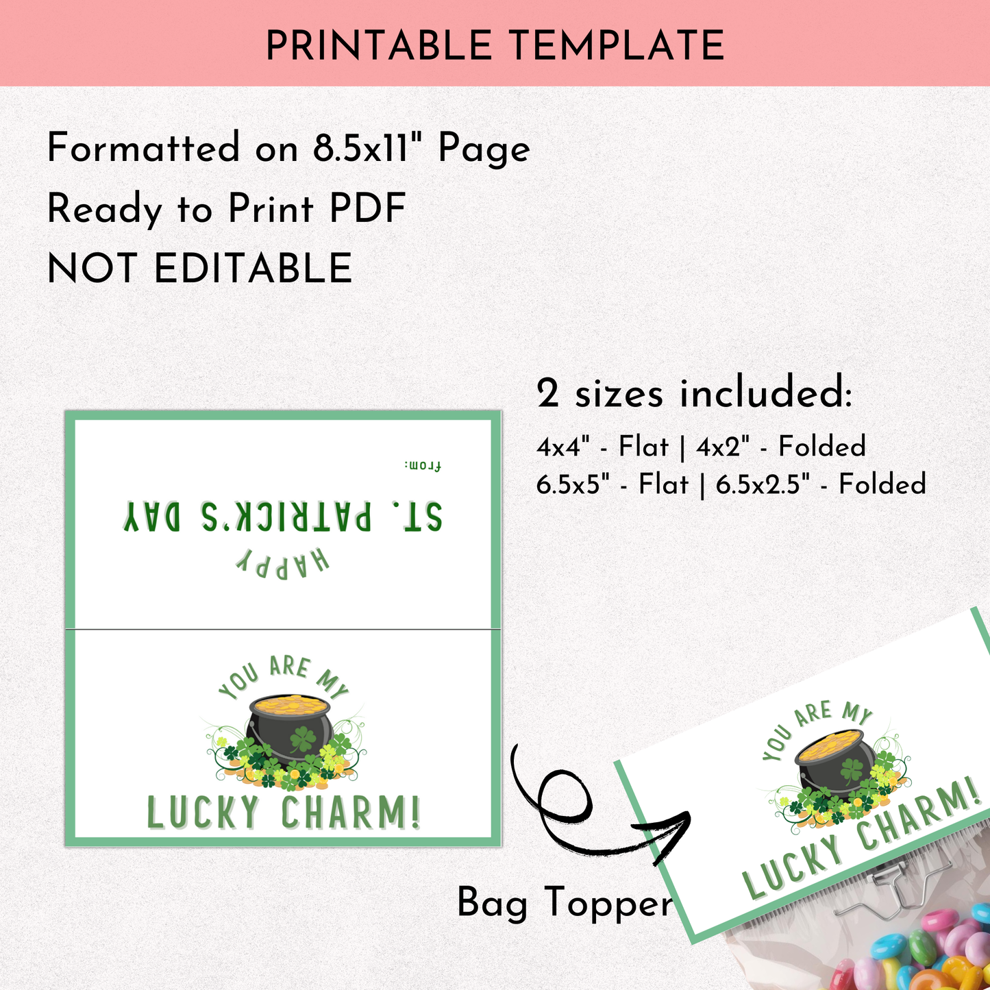 Lucky Charm Bag Topper