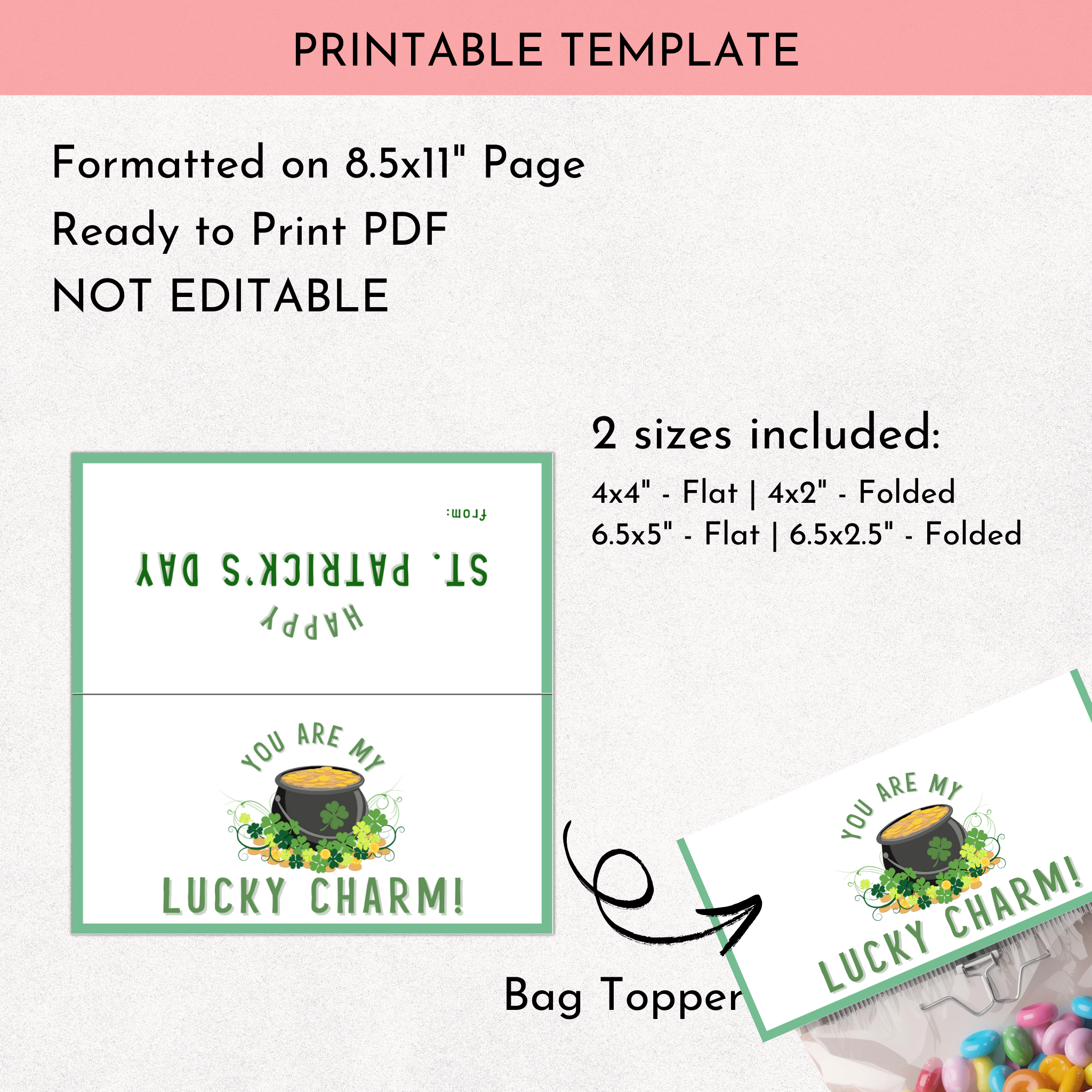 Lucky Charm Bag Topper