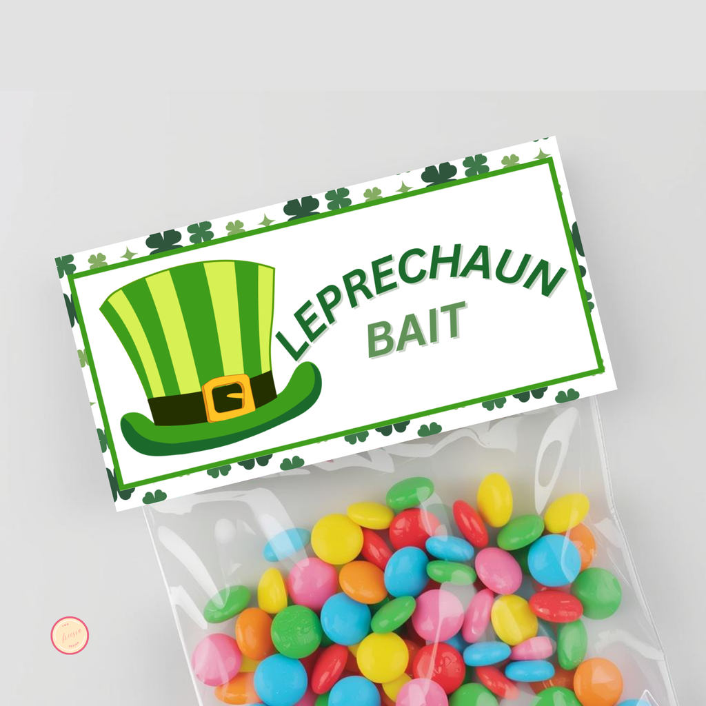 Leprechaun Bait Treat Bag Topper