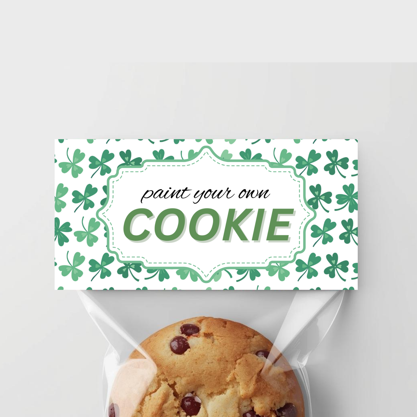 St. Patrick's Day PYO Cookie Topper
