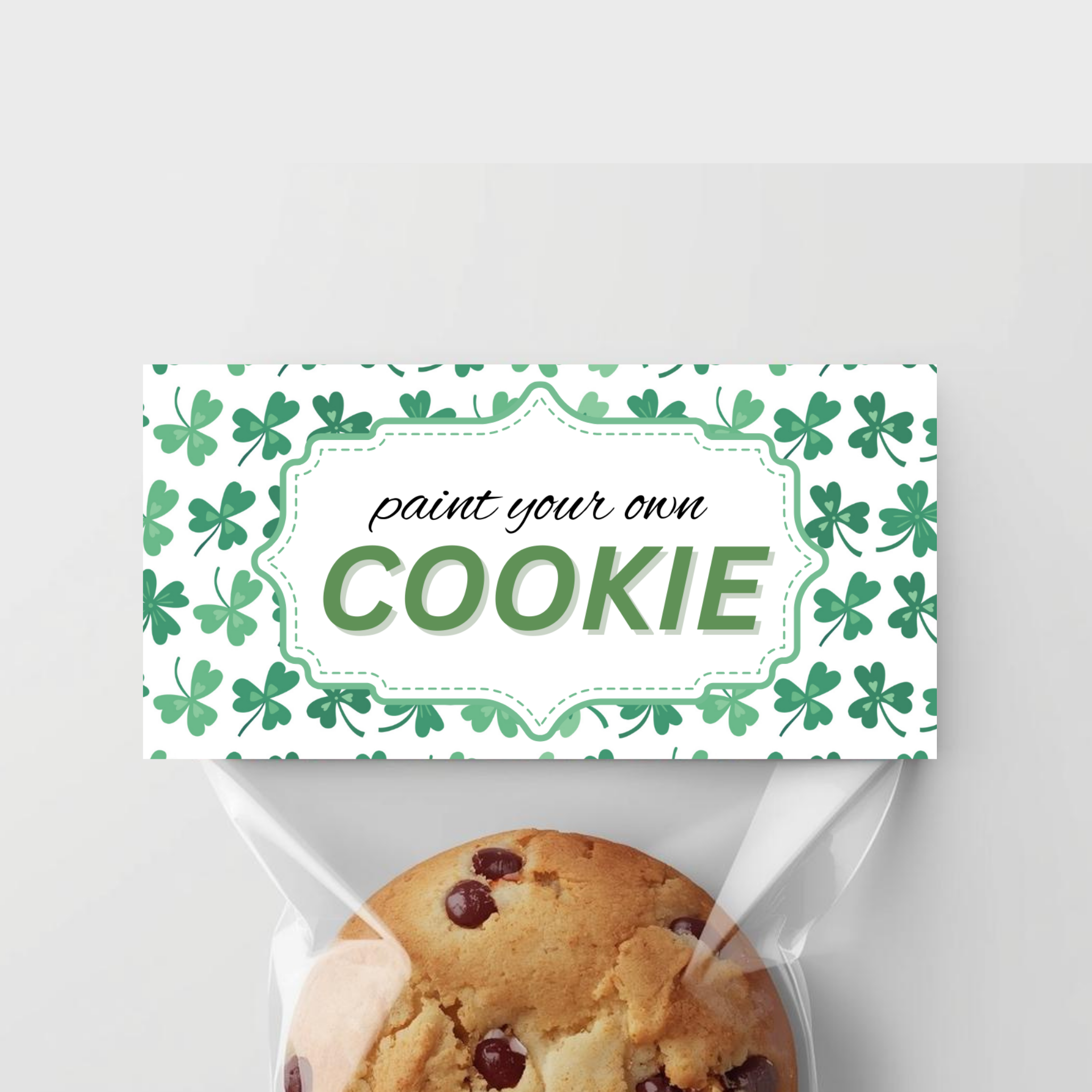 St. Patrick's Day PYO Cookie Topper
