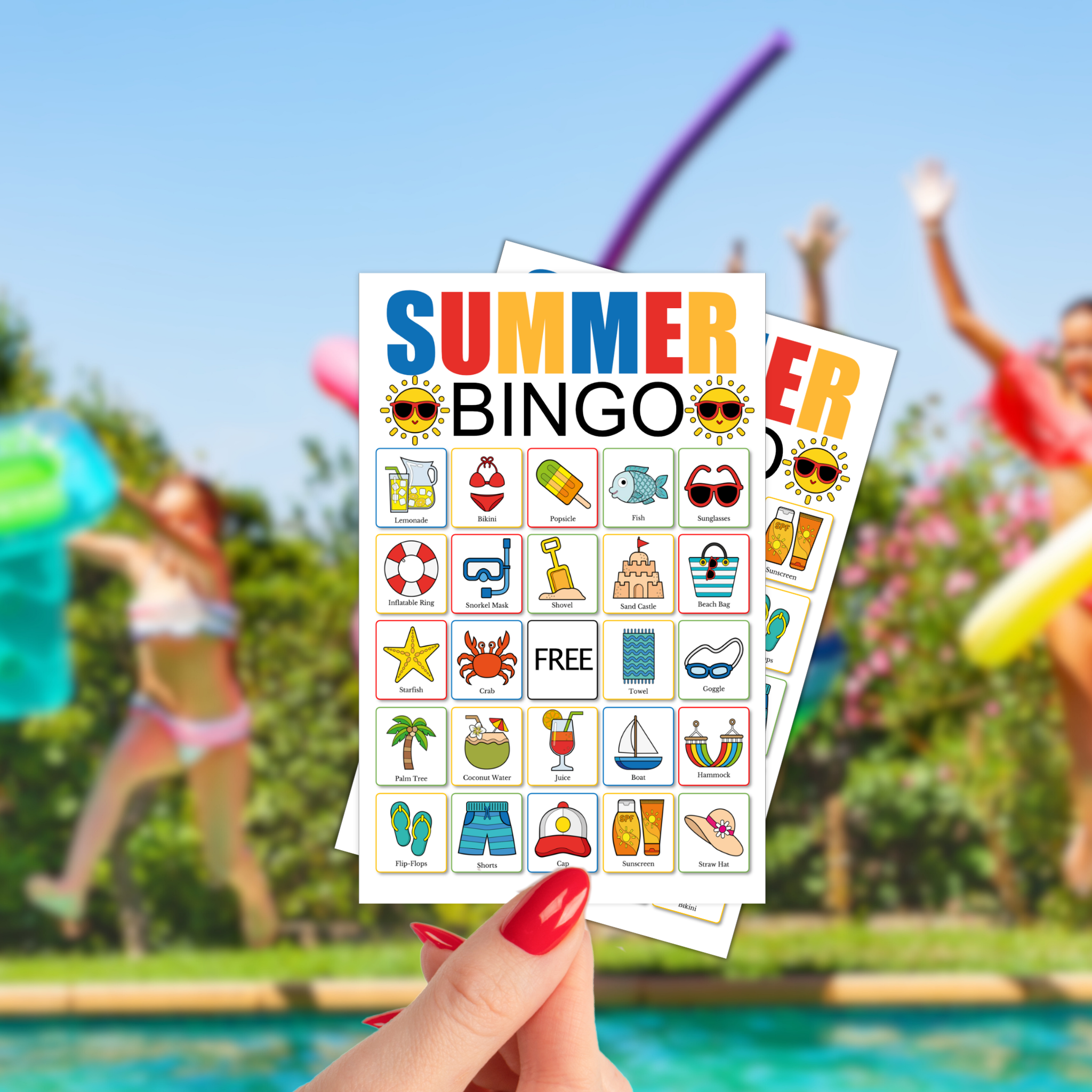 Summer Bingo Game
