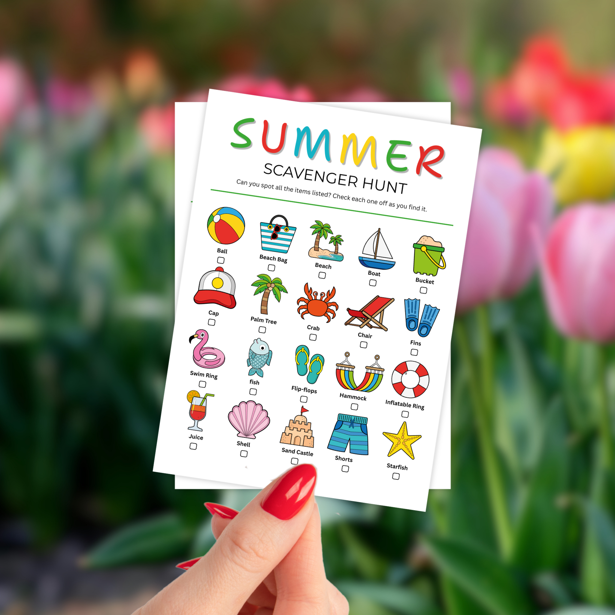 Summer Scavenger Hunt