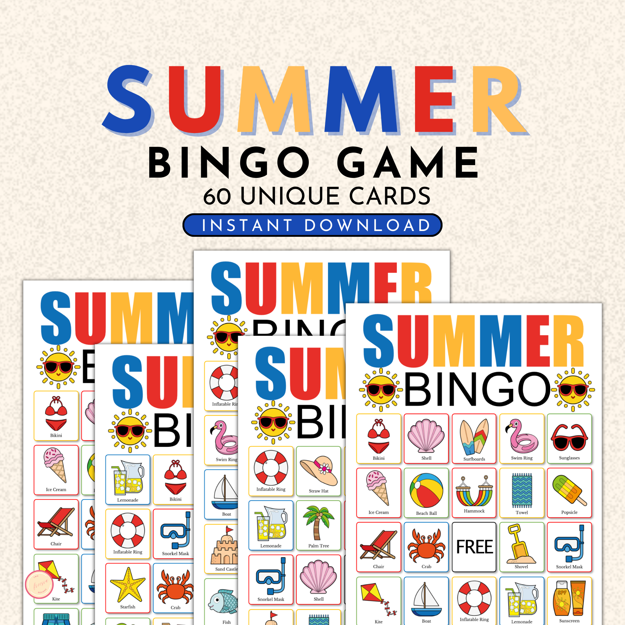 Summer Bingo Game