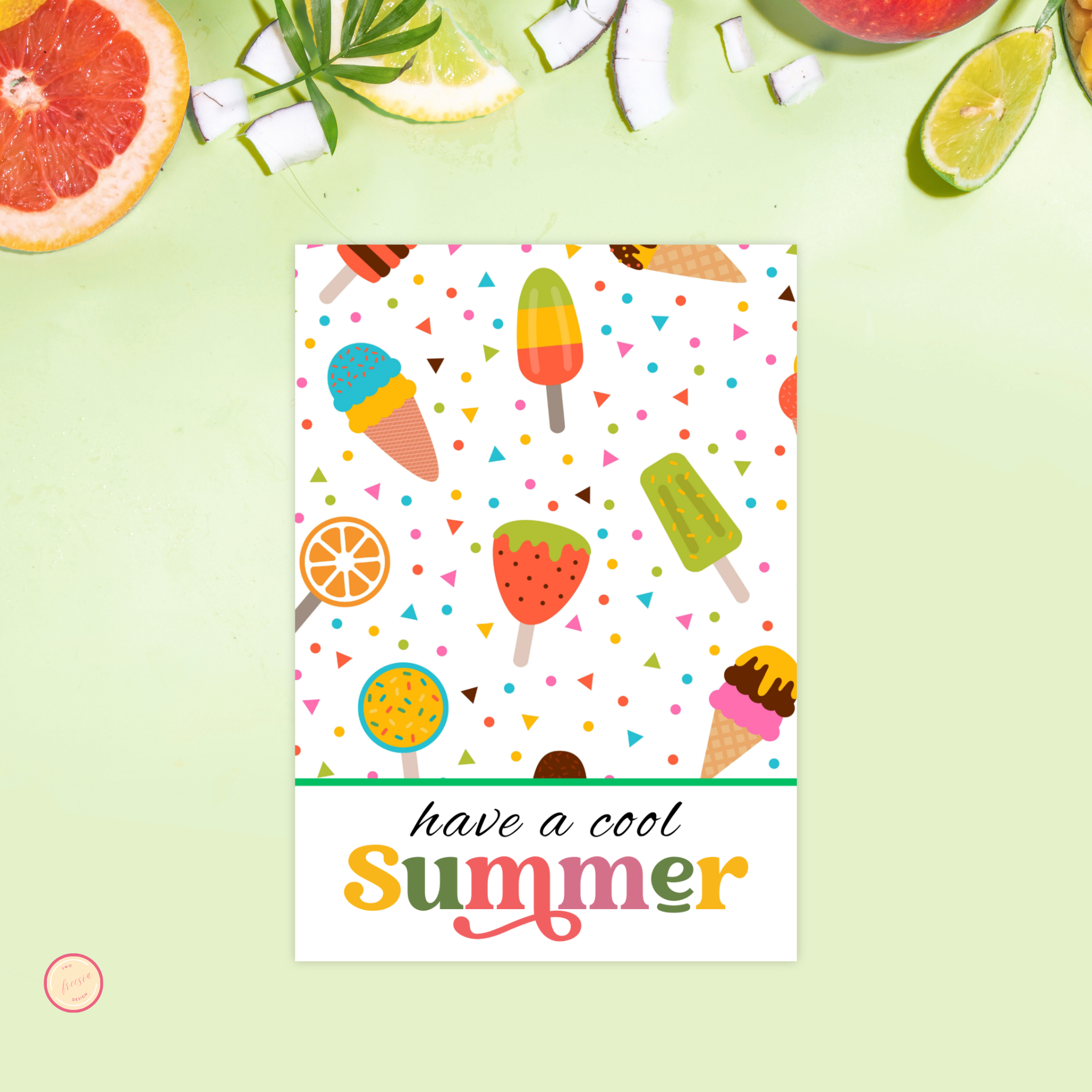 Summer Cookie Card