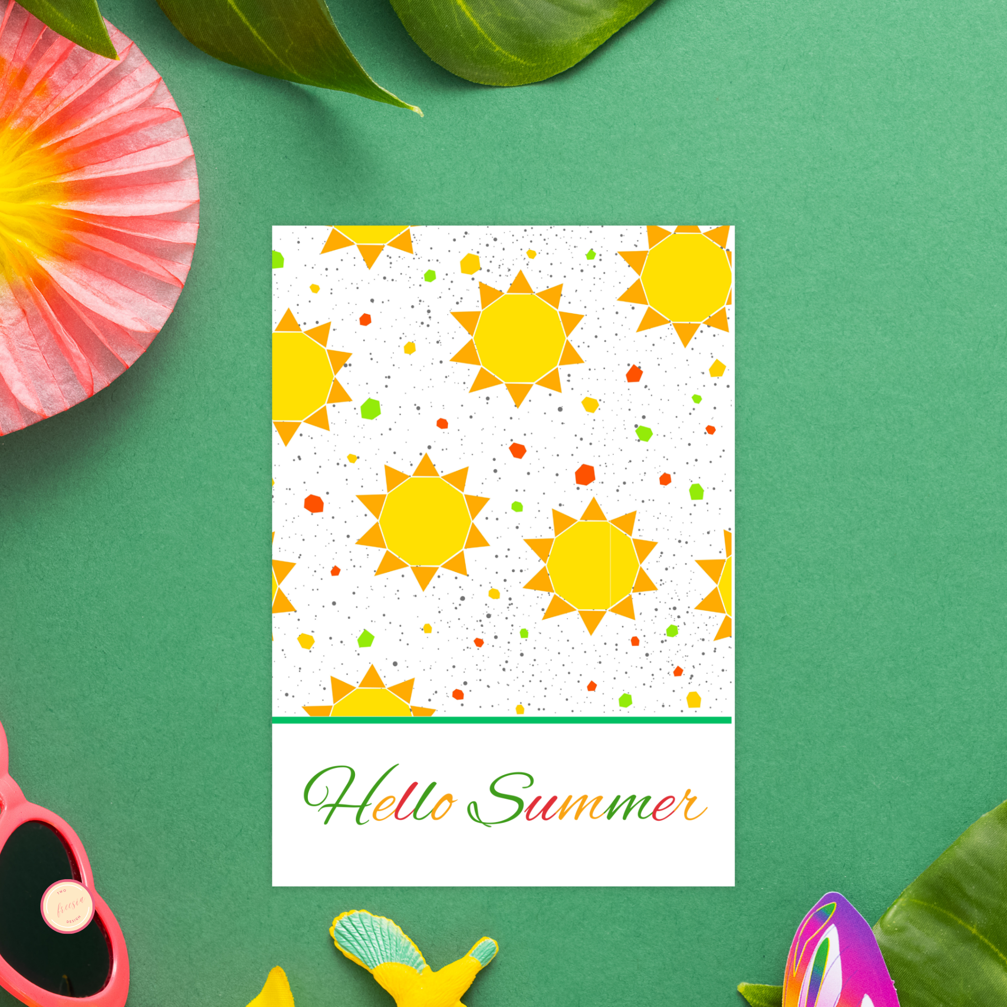Summer Mini Cookie Card