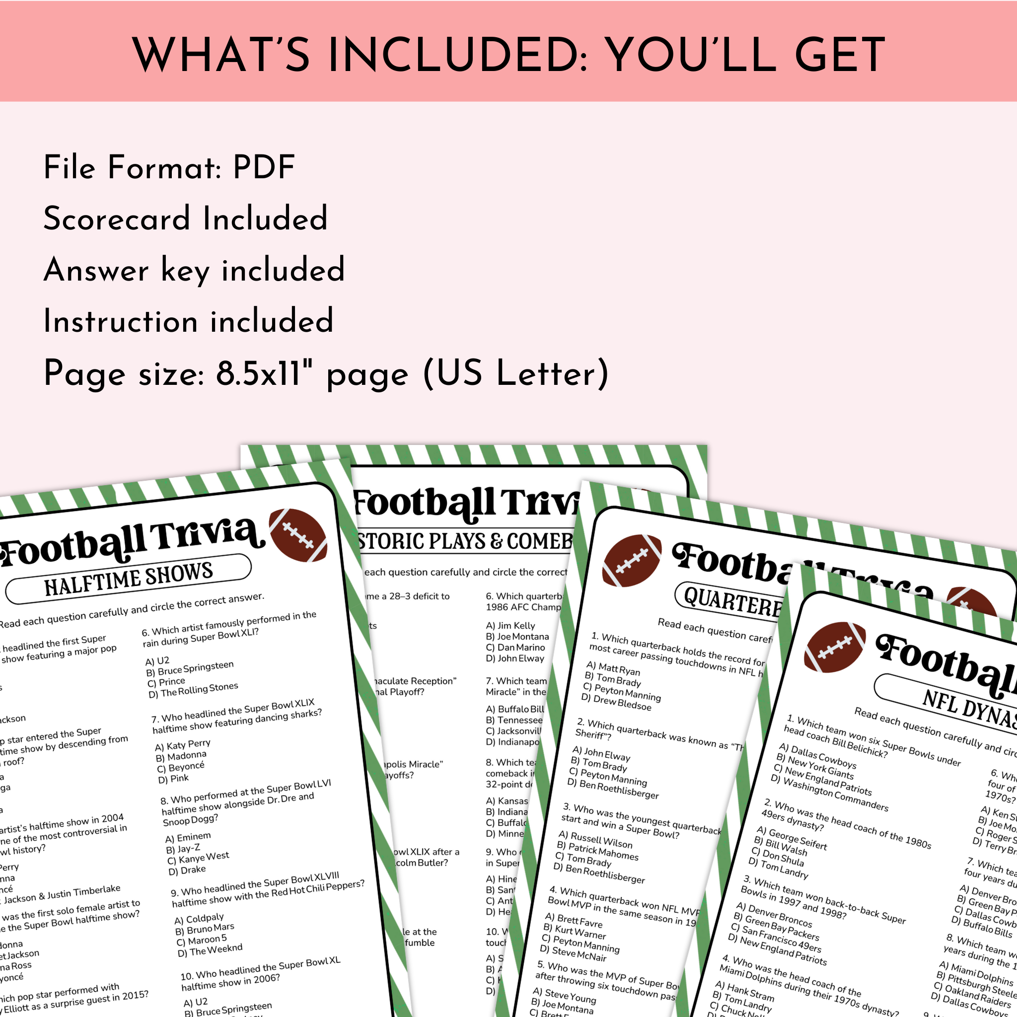 Football Trivia Game
