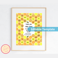 Bee Teacher Appreciation Printable - Editable Template