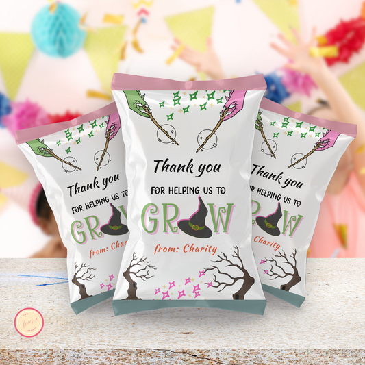 Witch Theme Teacher Appreciation Chip Bag