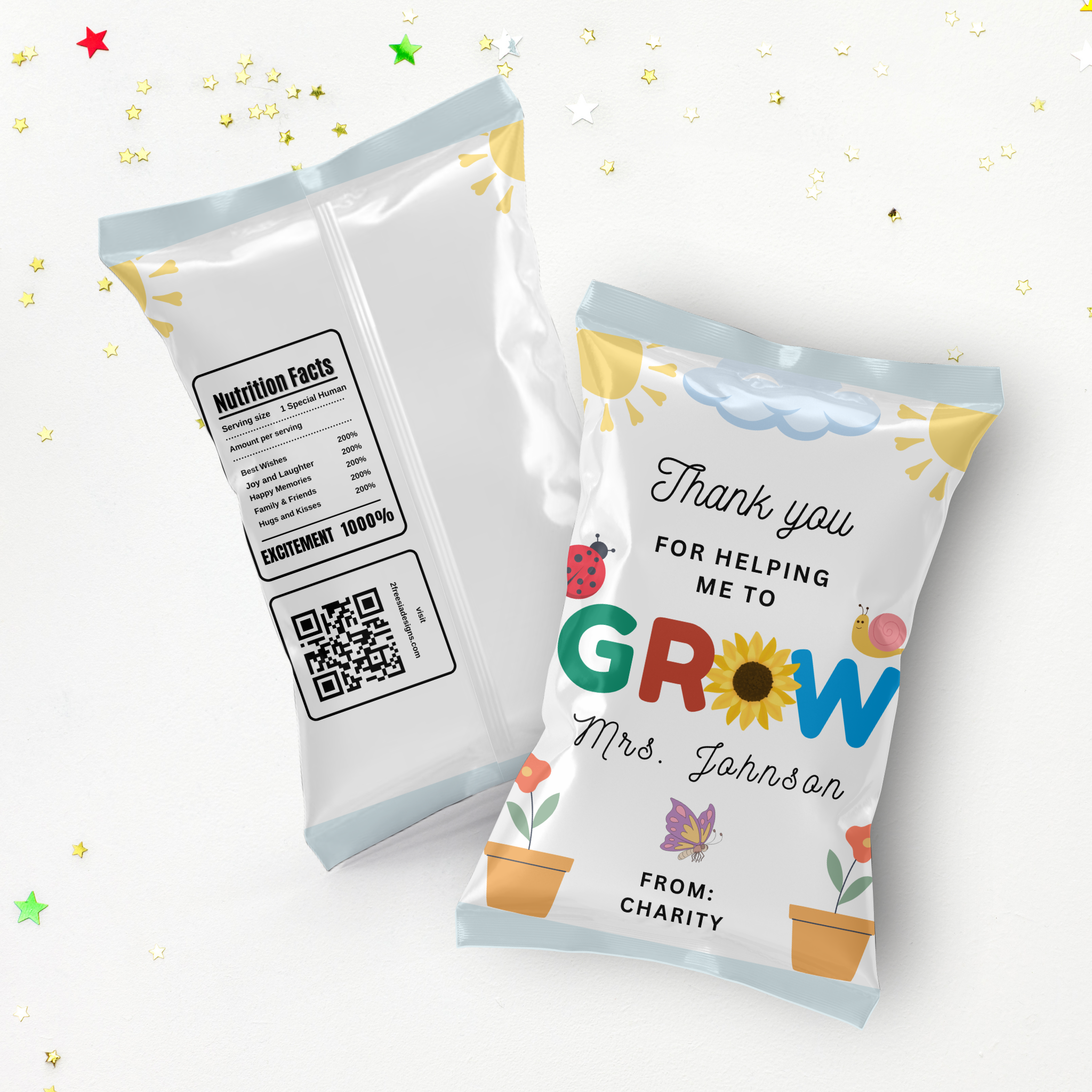 Teacher Appreciation Chip Bag Template
