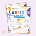 Space-themed Teacher Appreciation Flyer