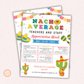 Nacho Average Teacher Appreciation Flyer