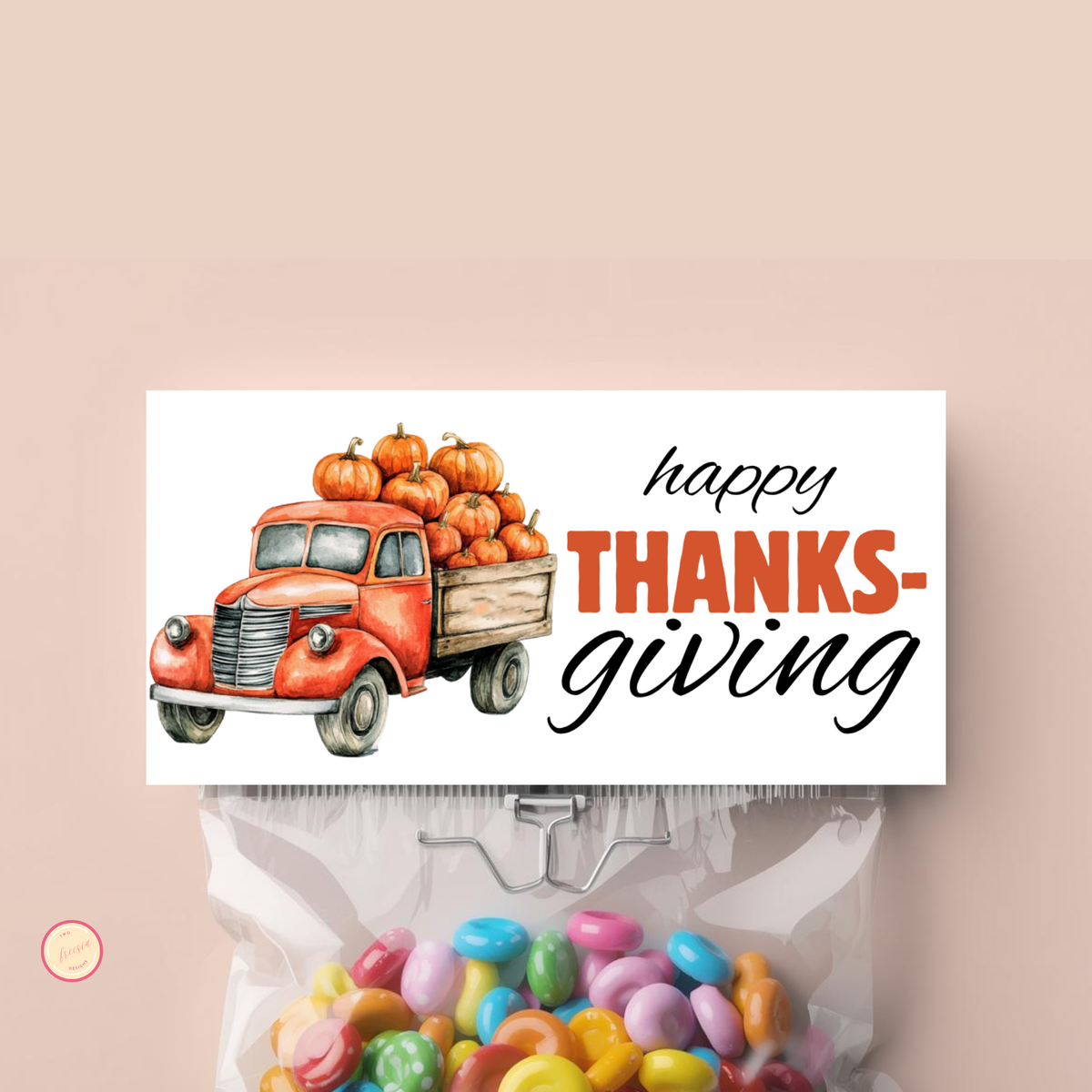Thanksgiving Bag Topper | 06