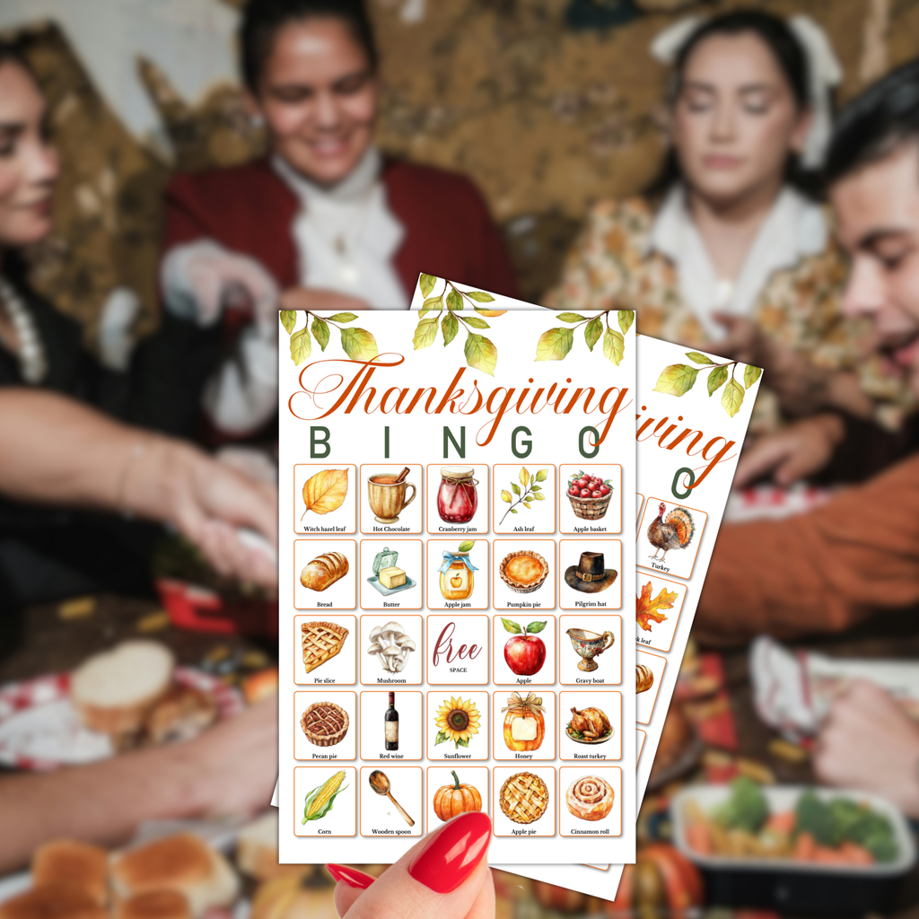 Thanksgiving Bingo Game
